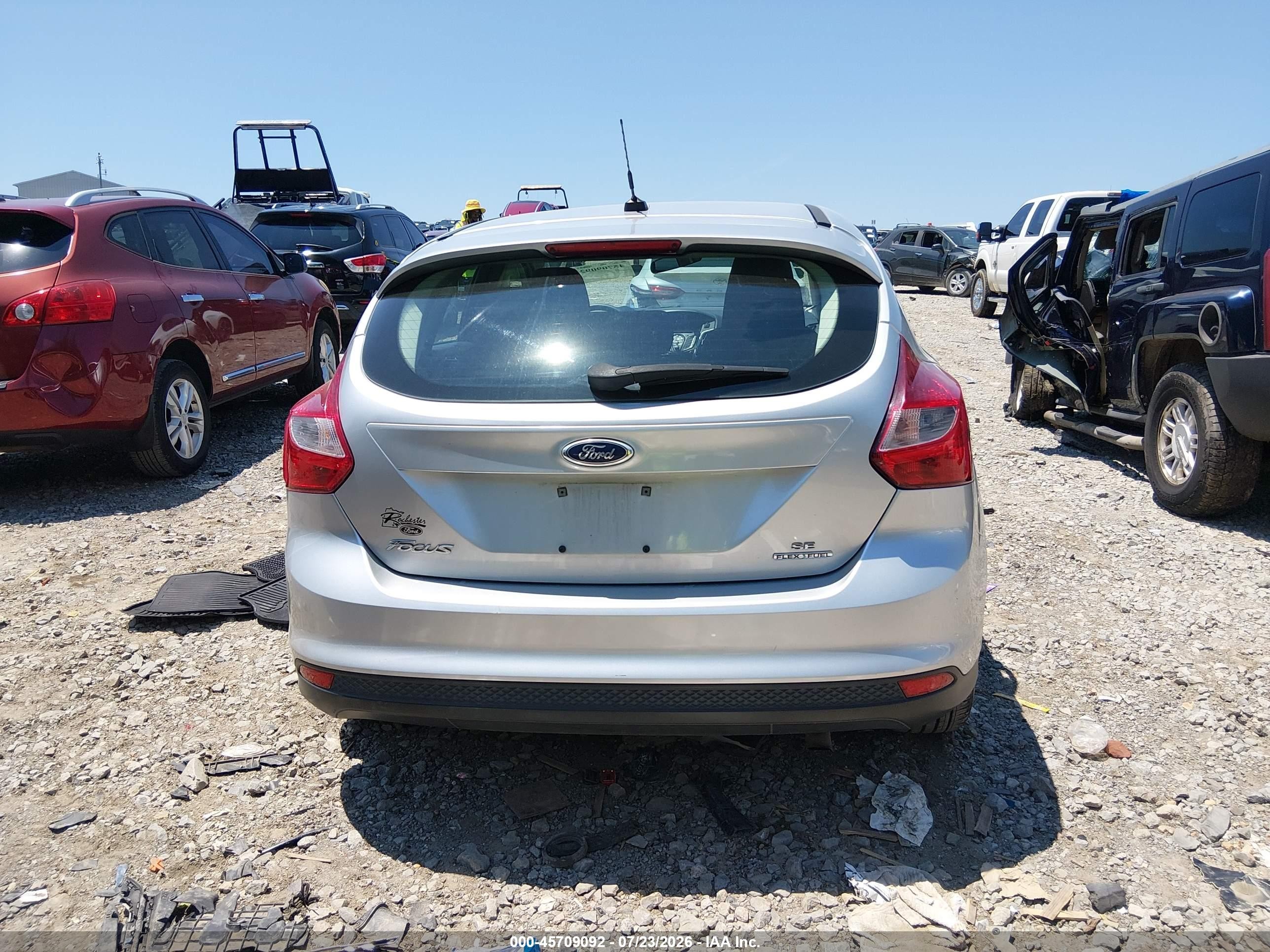 2013 Ford Focus Se Silver vin: 1FADP3K24DL335026