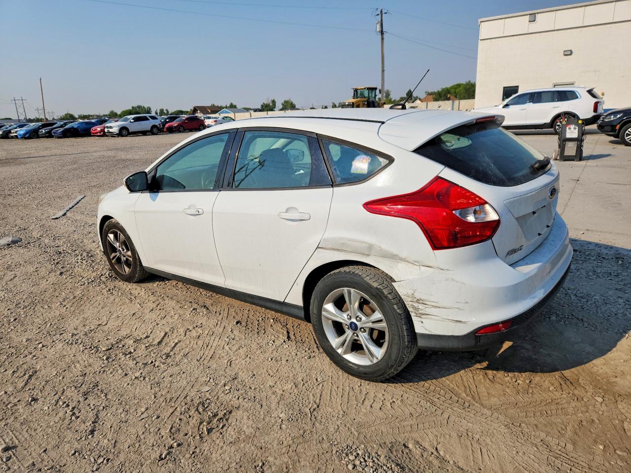 2013 Ford Focus Se White vin: 1FADP3K24DL339268