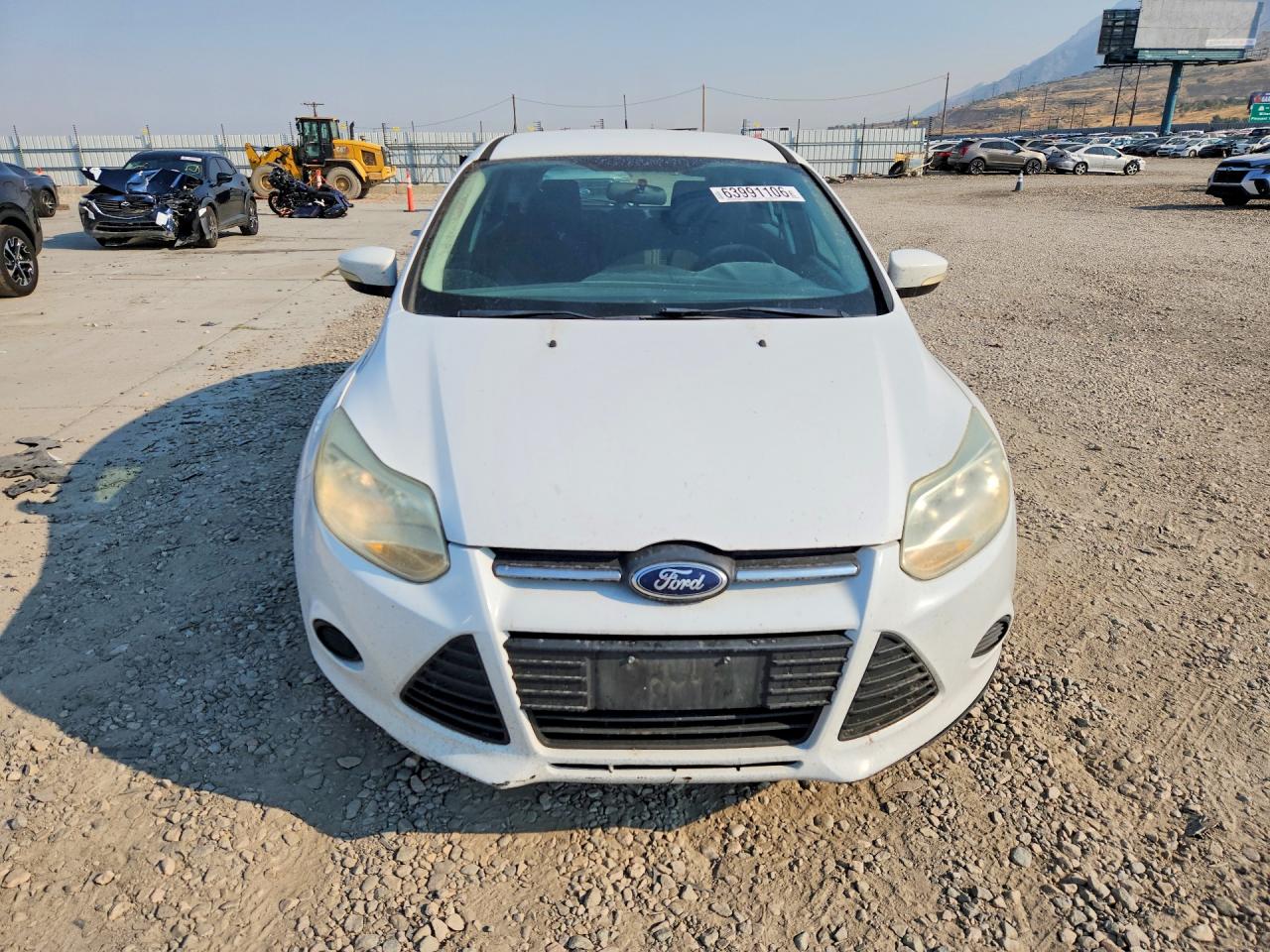 2013 Ford Focus Se White vin: 1FADP3K24DL339268