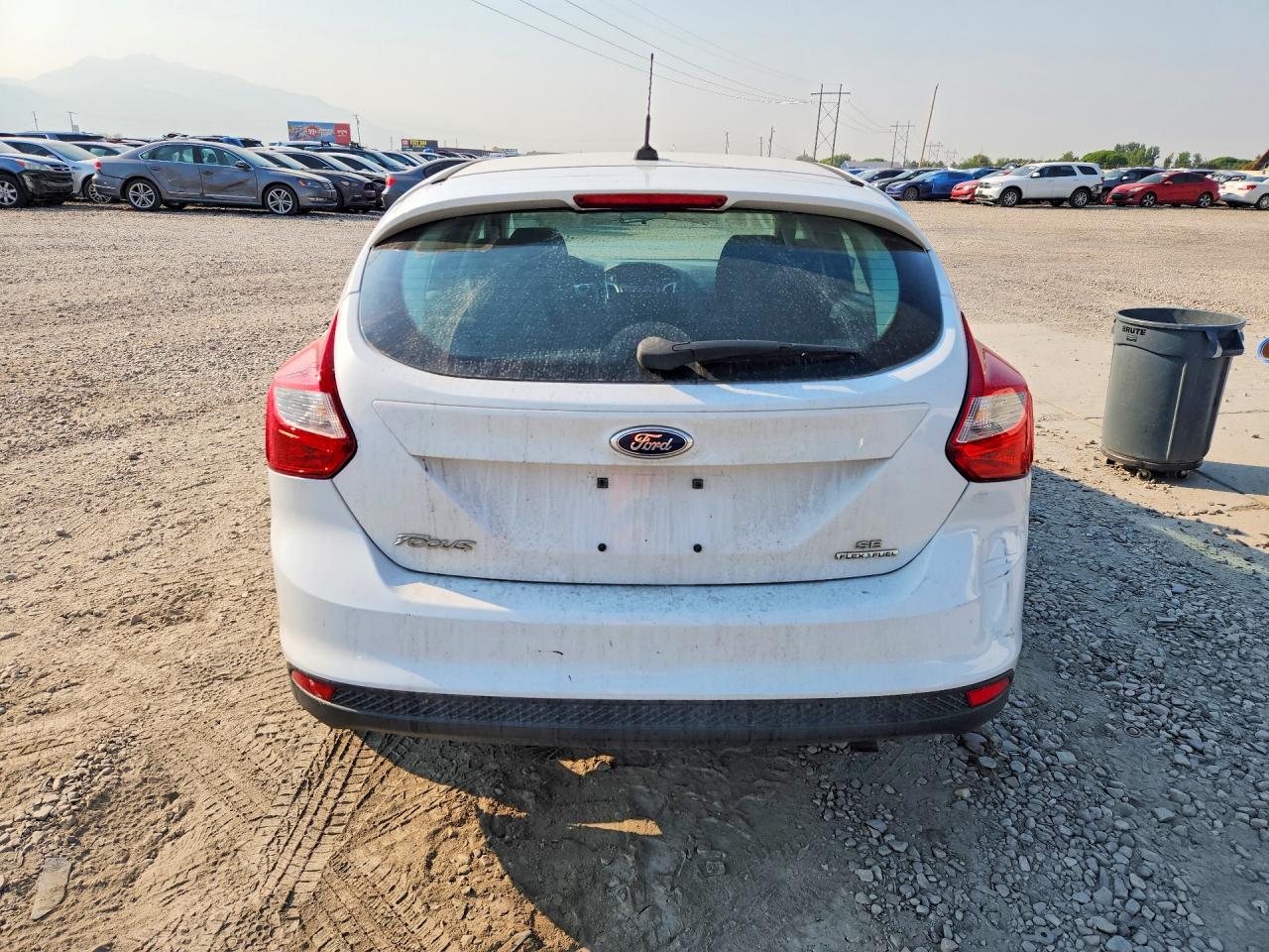 2013 Ford Focus Se White vin: 1FADP3K24DL339268