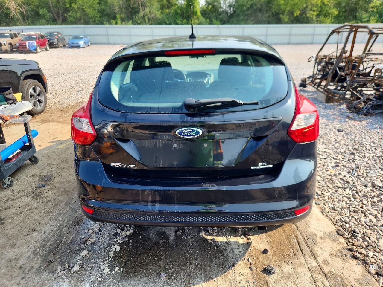 2013 Ford Focus Se Black vin: 1FADP3K24DL350402