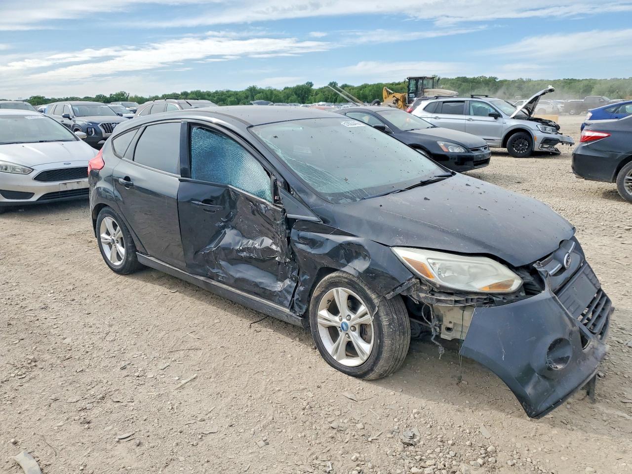 2013 Ford Focus Se Black vin: 1FADP3K24DL362985