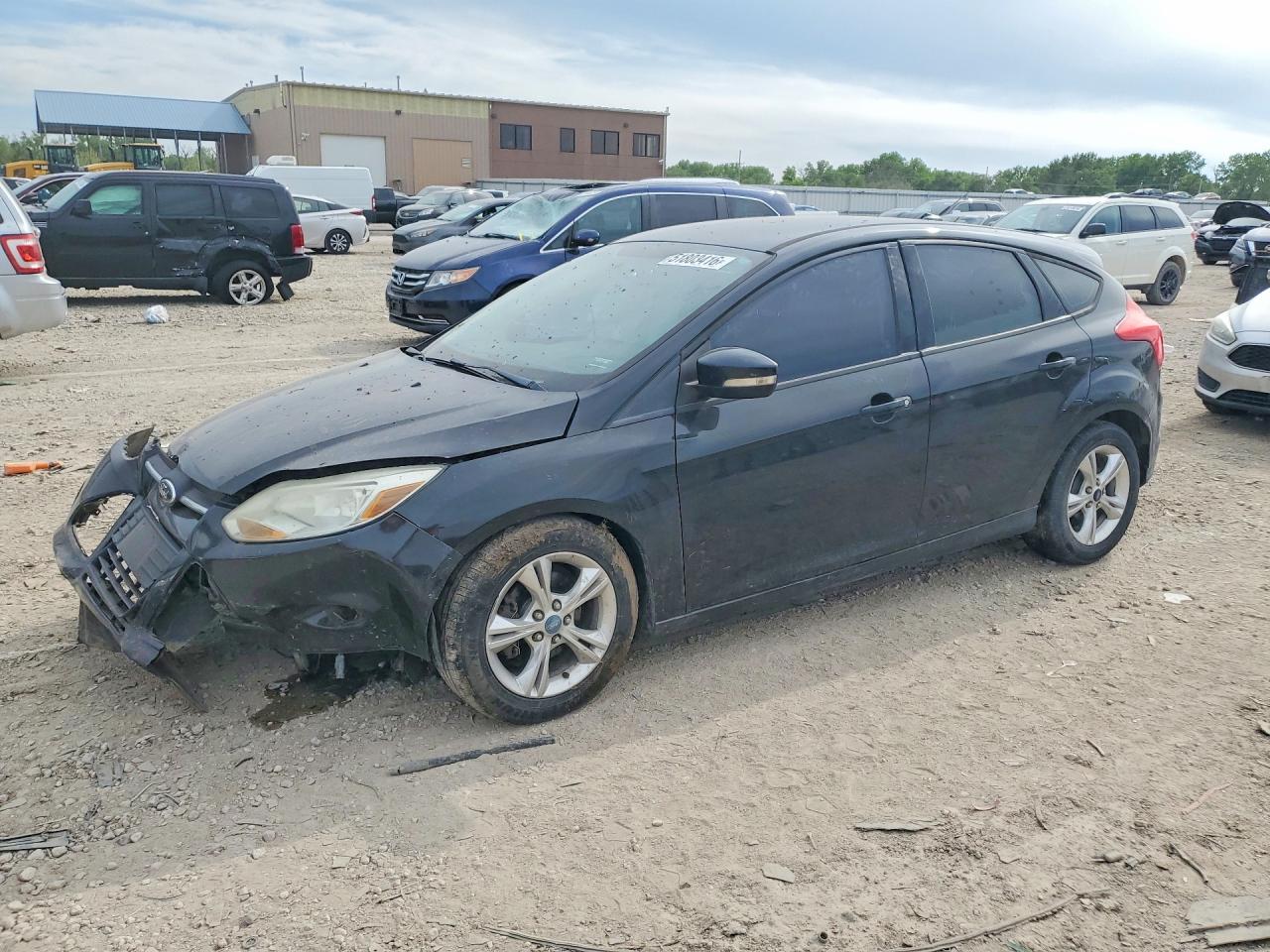 2013 Ford Focus Se Black vin: 1FADP3K24DL362985