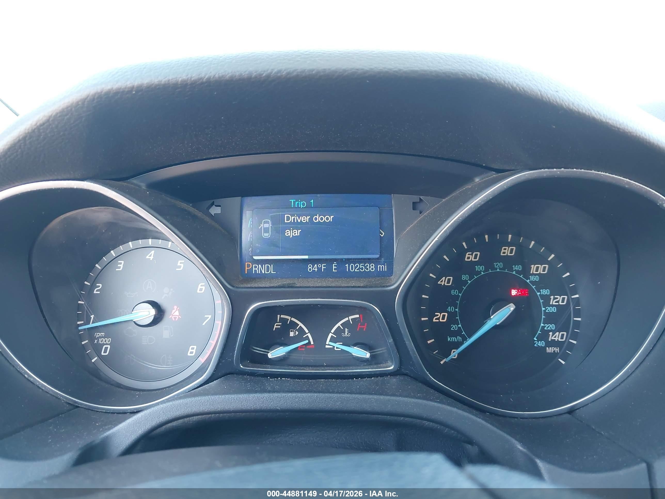 2014 Ford Focus Se Blue vin: 1FADP3K24EL112339
