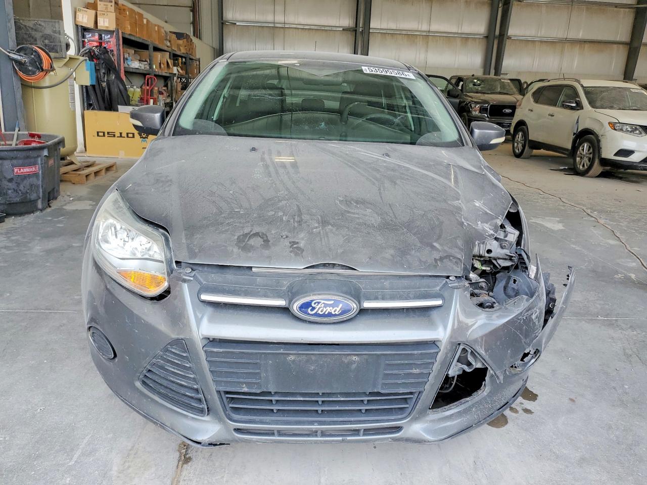 2014 Ford Focus Se Silver vin: 1FADP3K24EL122725