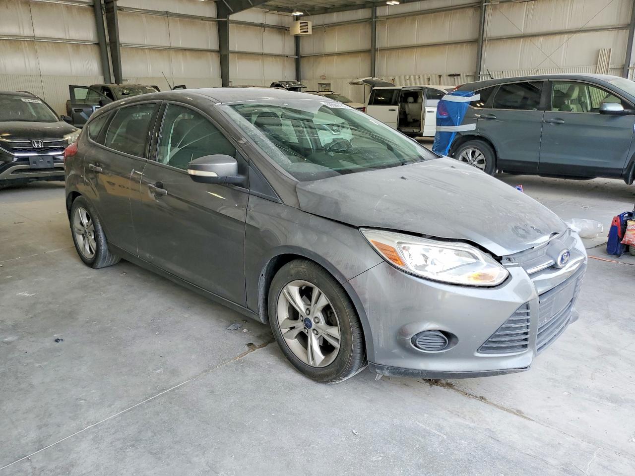 2014 Ford Focus Se Silver vin: 1FADP3K24EL122725