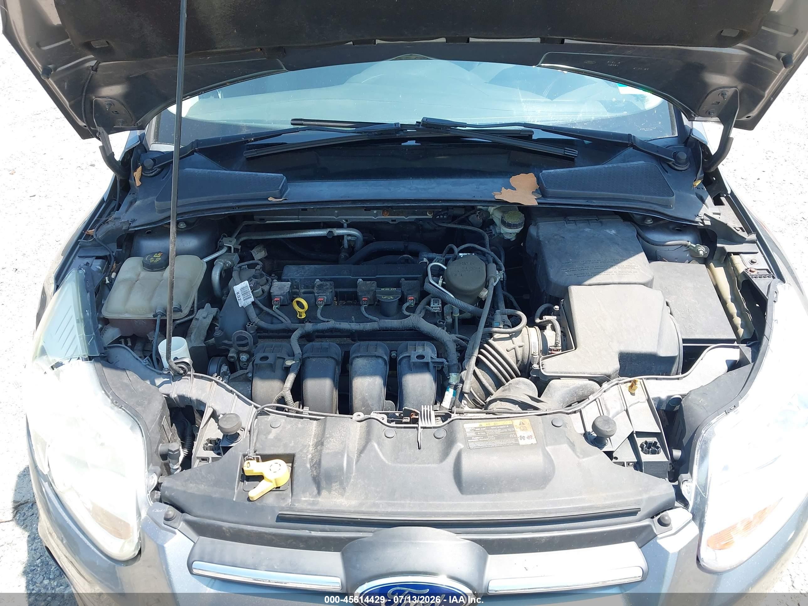 2014 Ford Focus Se Gray vin: 1FADP3K24EL125835