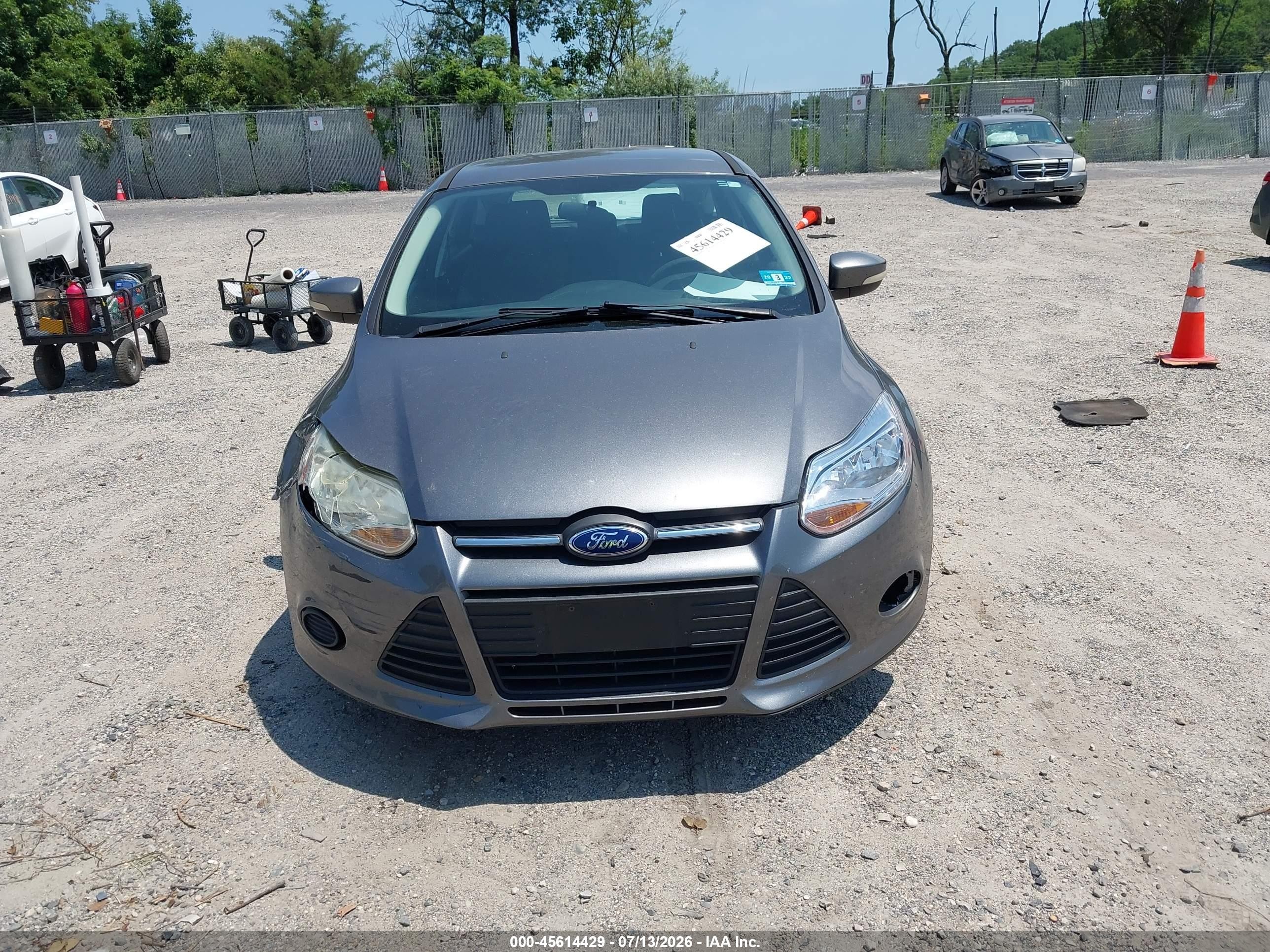 2014 Ford Focus Se Gray vin: 1FADP3K24EL125835