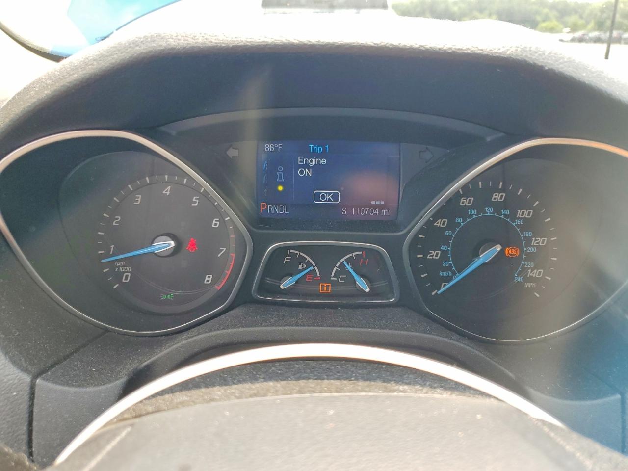 2014 Ford Focus Se Blue vin: 1FADP3K24EL136429