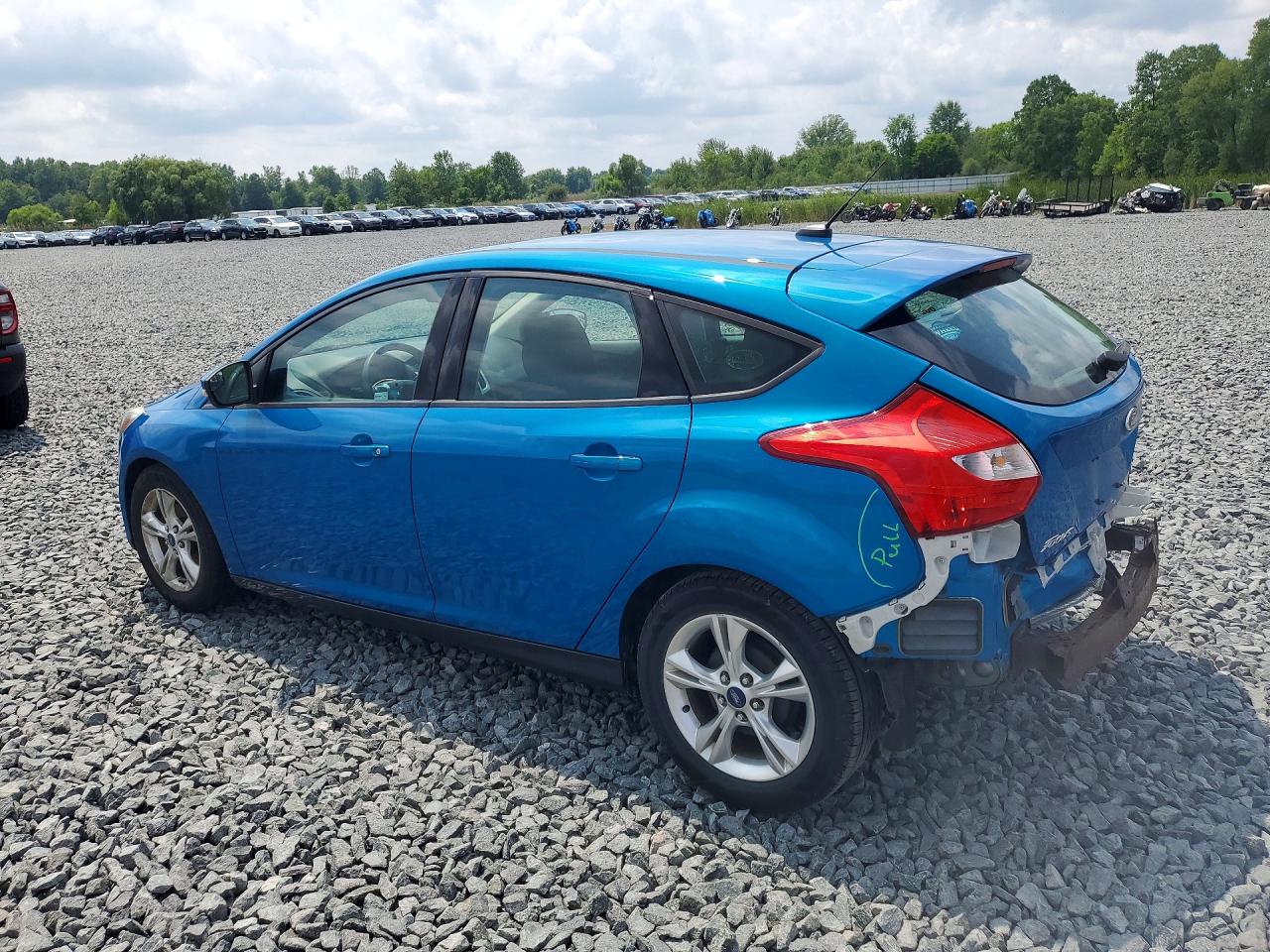 2014 Ford Focus Se Blue vin: 1FADP3K24EL136429