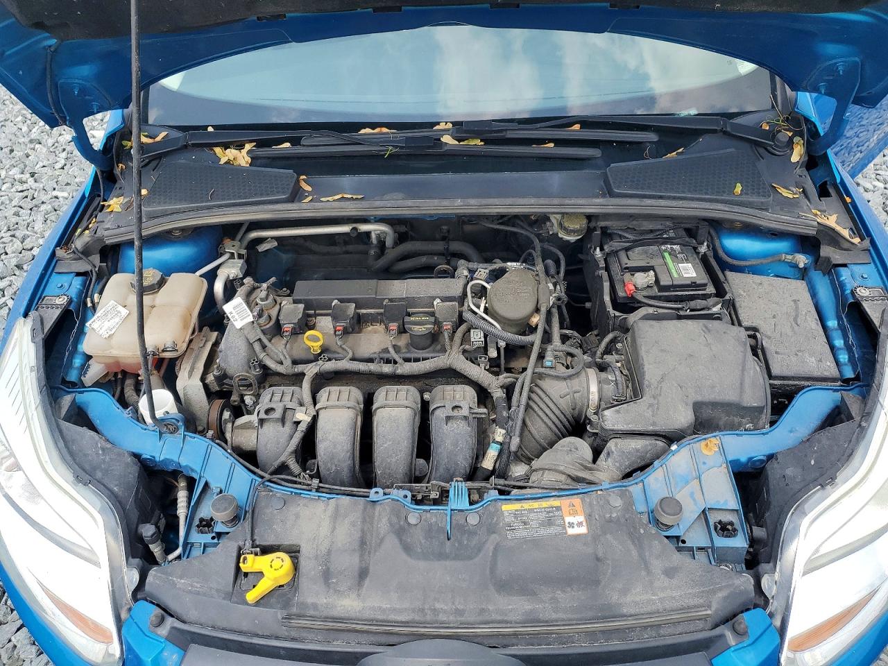 2014 Ford Focus Se Blue vin: 1FADP3K24EL136429