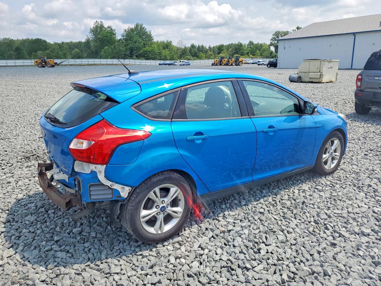 2014 Ford Focus Se Blue vin: 1FADP3K24EL136429