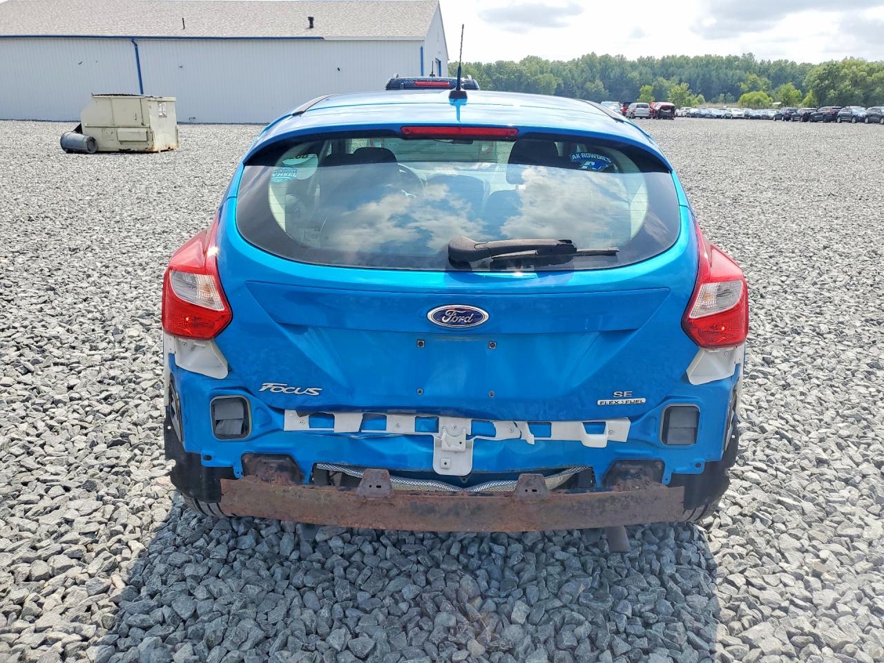 2014 Ford Focus Se Blue vin: 1FADP3K24EL136429