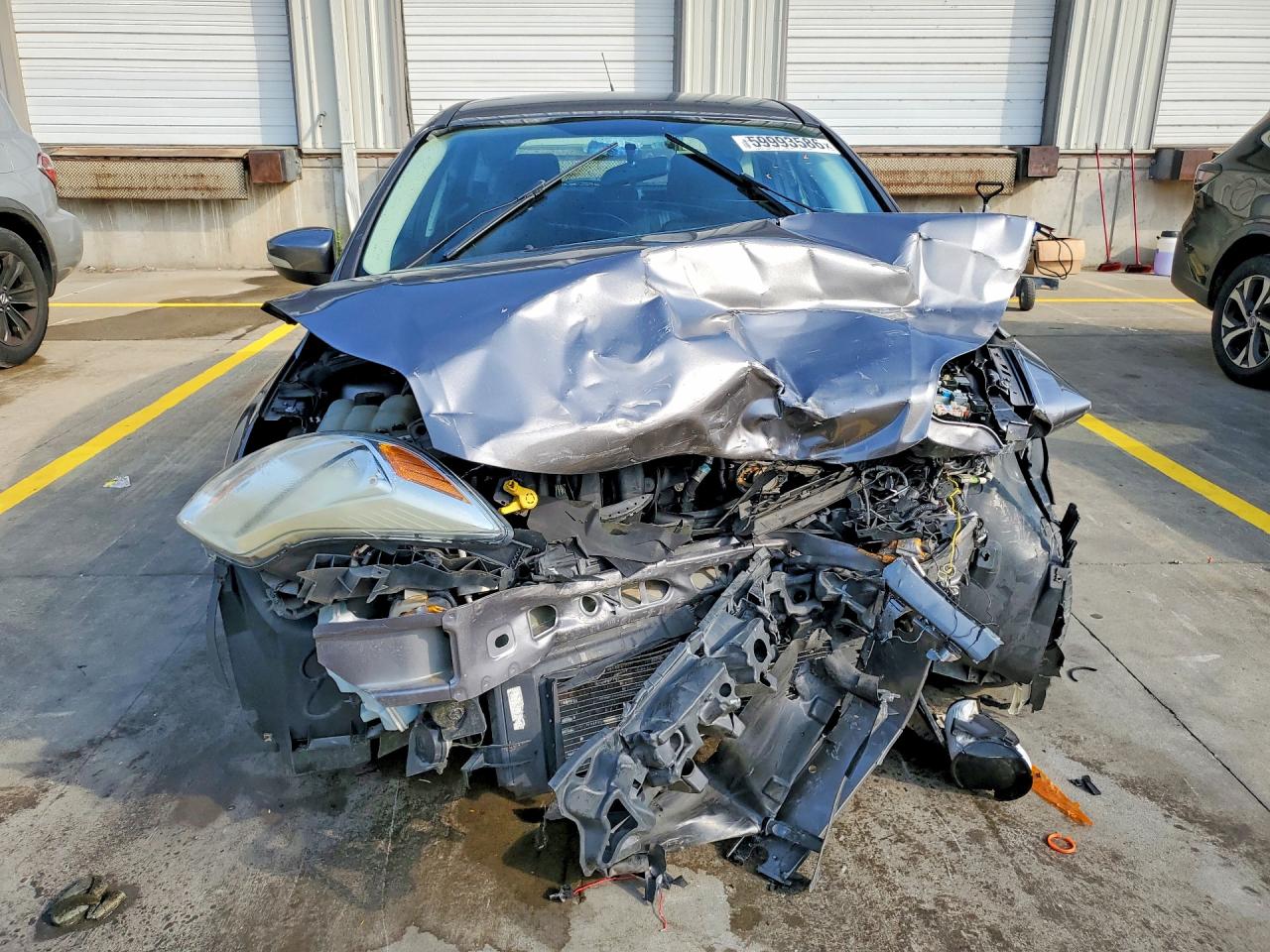 2014 Ford Focus Se Gray vin: 1FADP3K24EL155160
