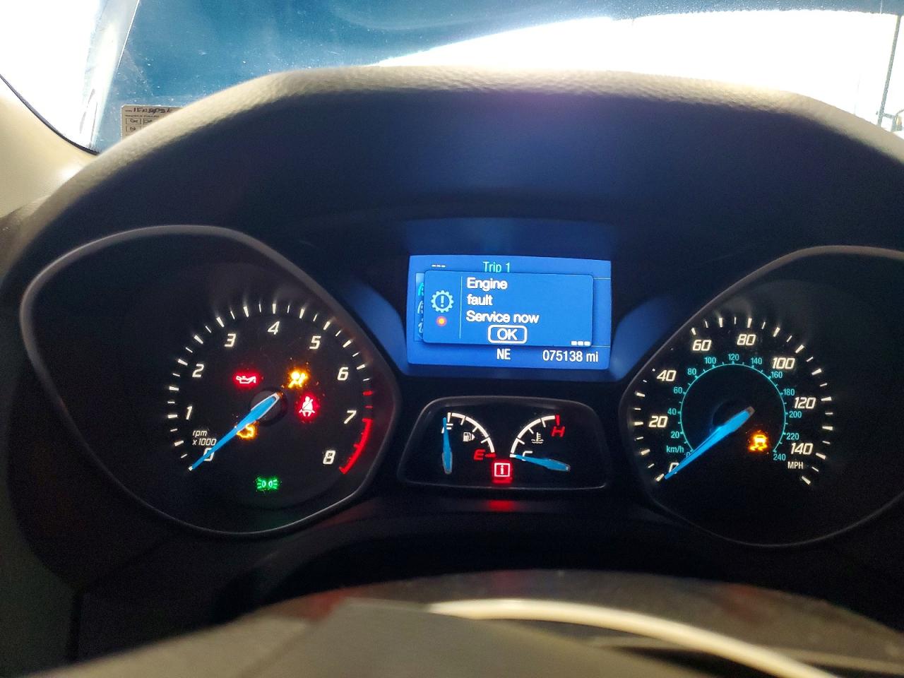 2014 Ford Focus Se Blue vin: 1FADP3K24EL202431