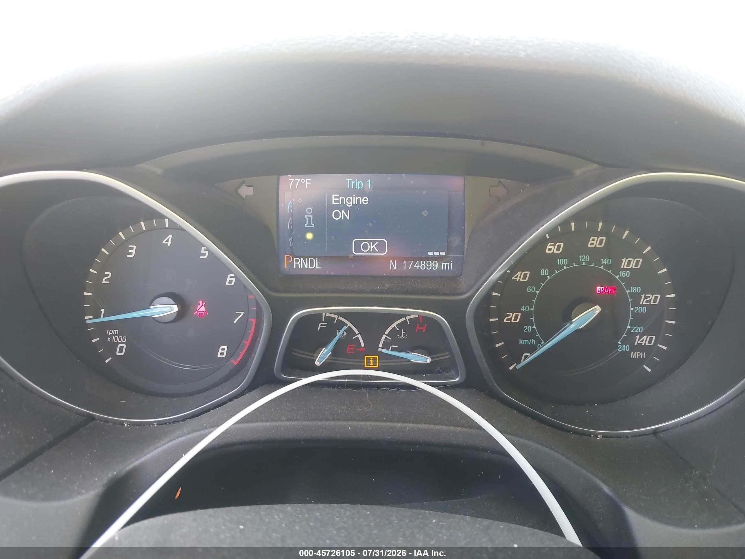 2014 Ford Focus Se White vin: 1FADP3K24EL230150