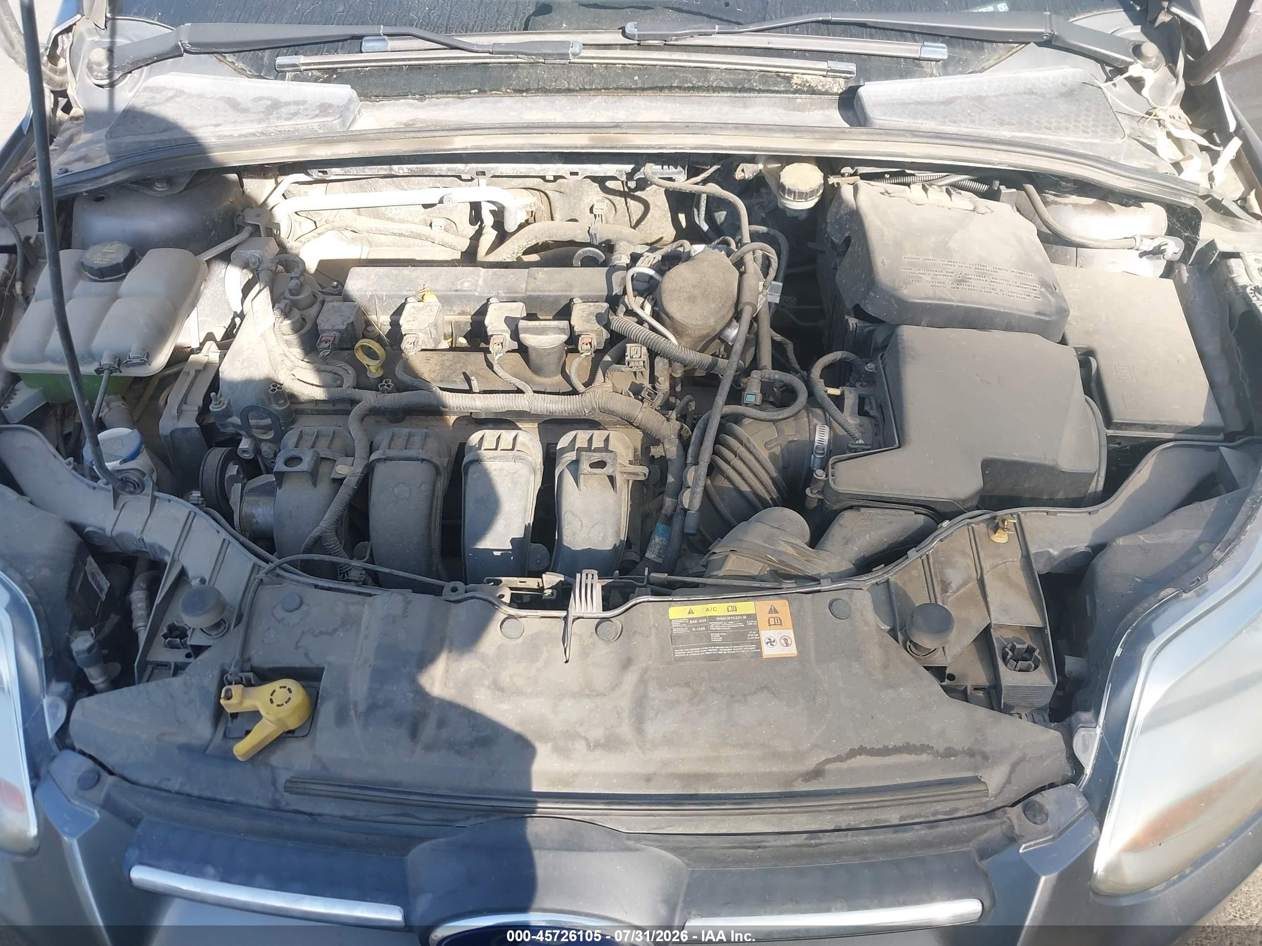 2014 Ford Focus Se White vin: 1FADP3K24EL230150