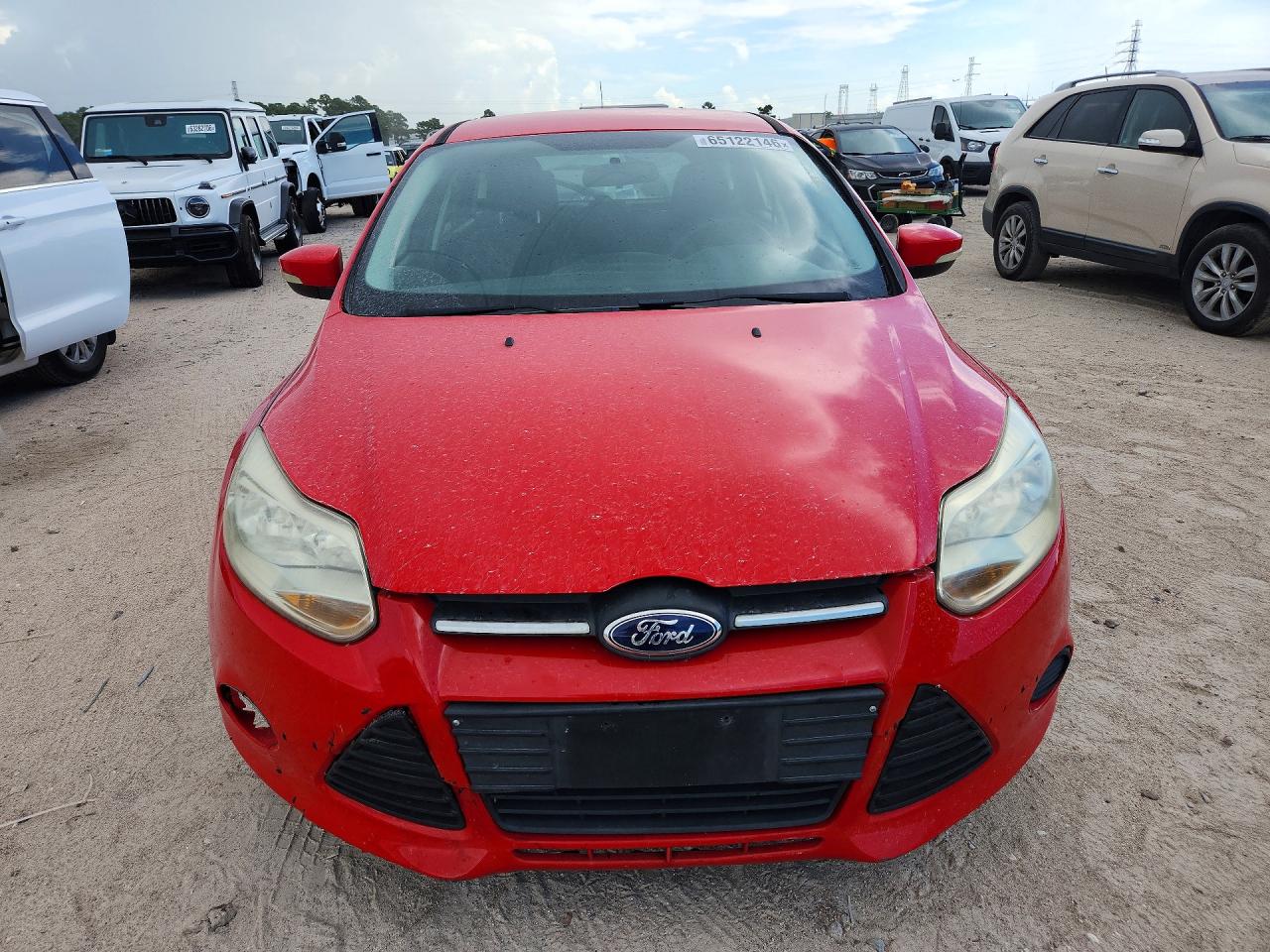 2014 Ford Focus Se Red vin: 1FADP3K24EL246929