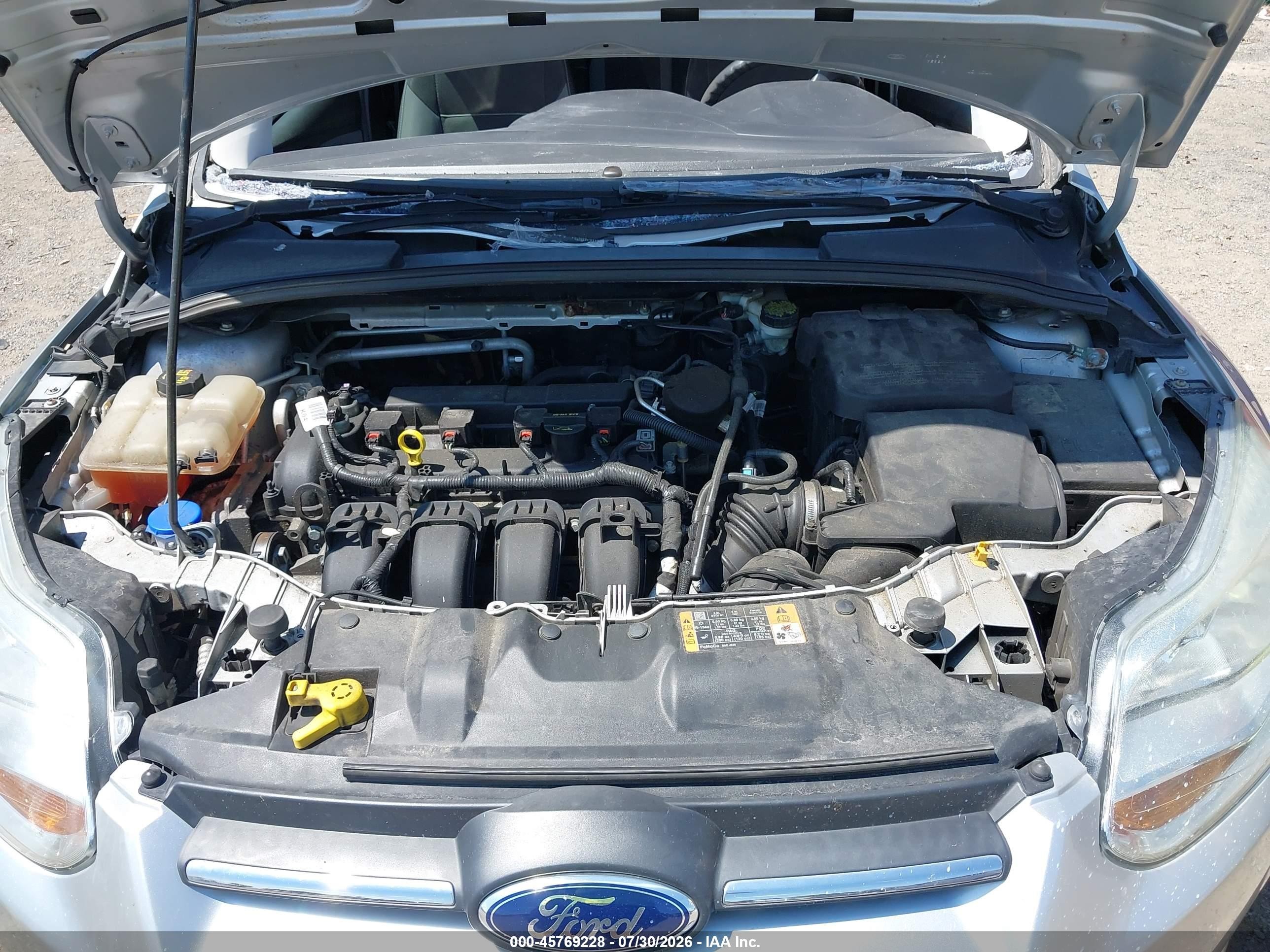 2014 Ford Focus Se Silver vin: 1FADP3K24EL294947