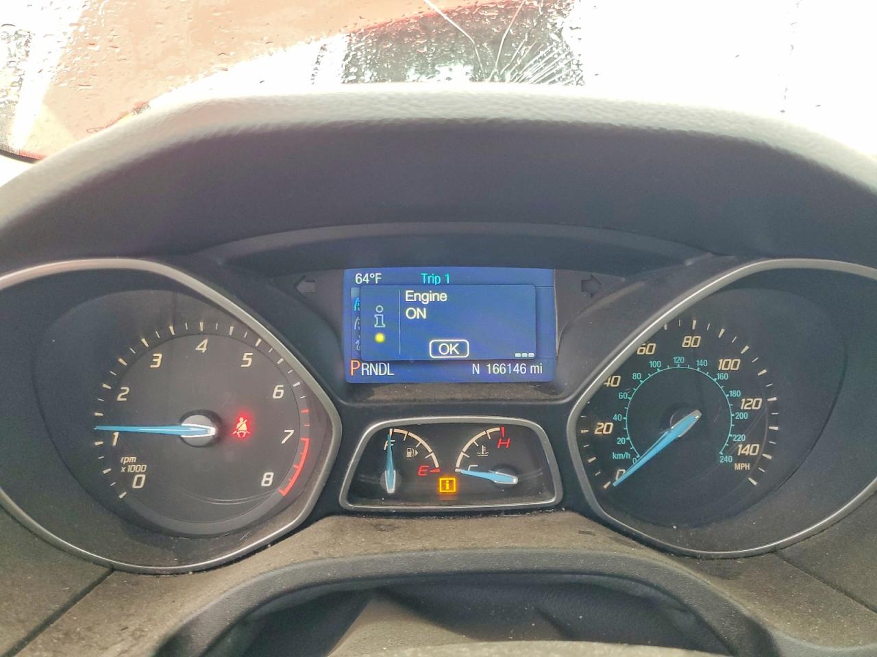 2014 Ford Focus Se Red vin: 1FADP3K24EL295421