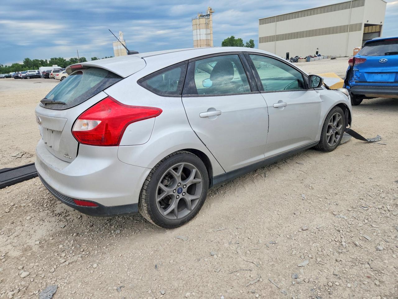 2014 Ford Focus Se Gray vin: 1FADP3K24EL302576