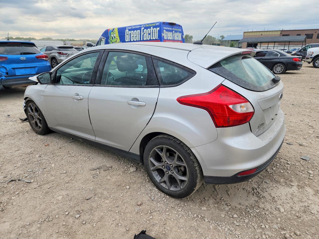 2014 Ford Focus Se Gray vin: 1FADP3K24EL302576