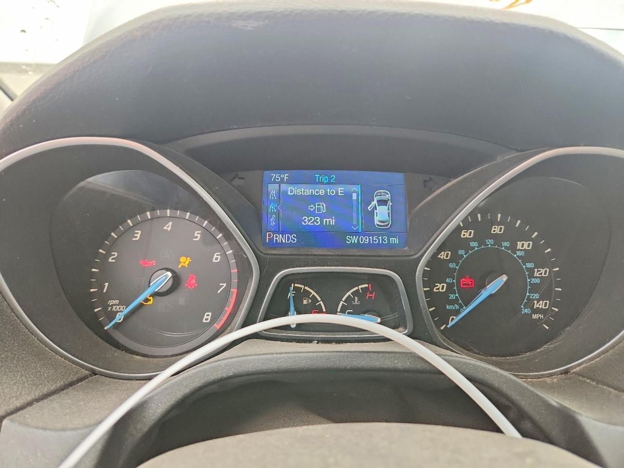 2014 Ford Focus Se Gray vin: 1FADP3K24EL302576