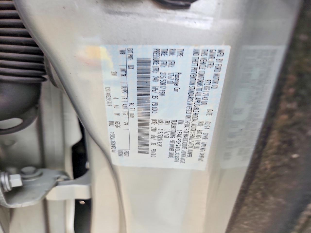 2014 Ford Focus Se Gray vin: 1FADP3K24EL302576