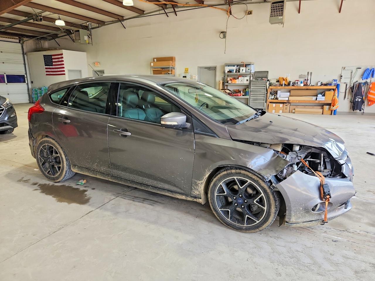 2014 Ford Focus Se Серый vin: 1FADP3K24EL315862