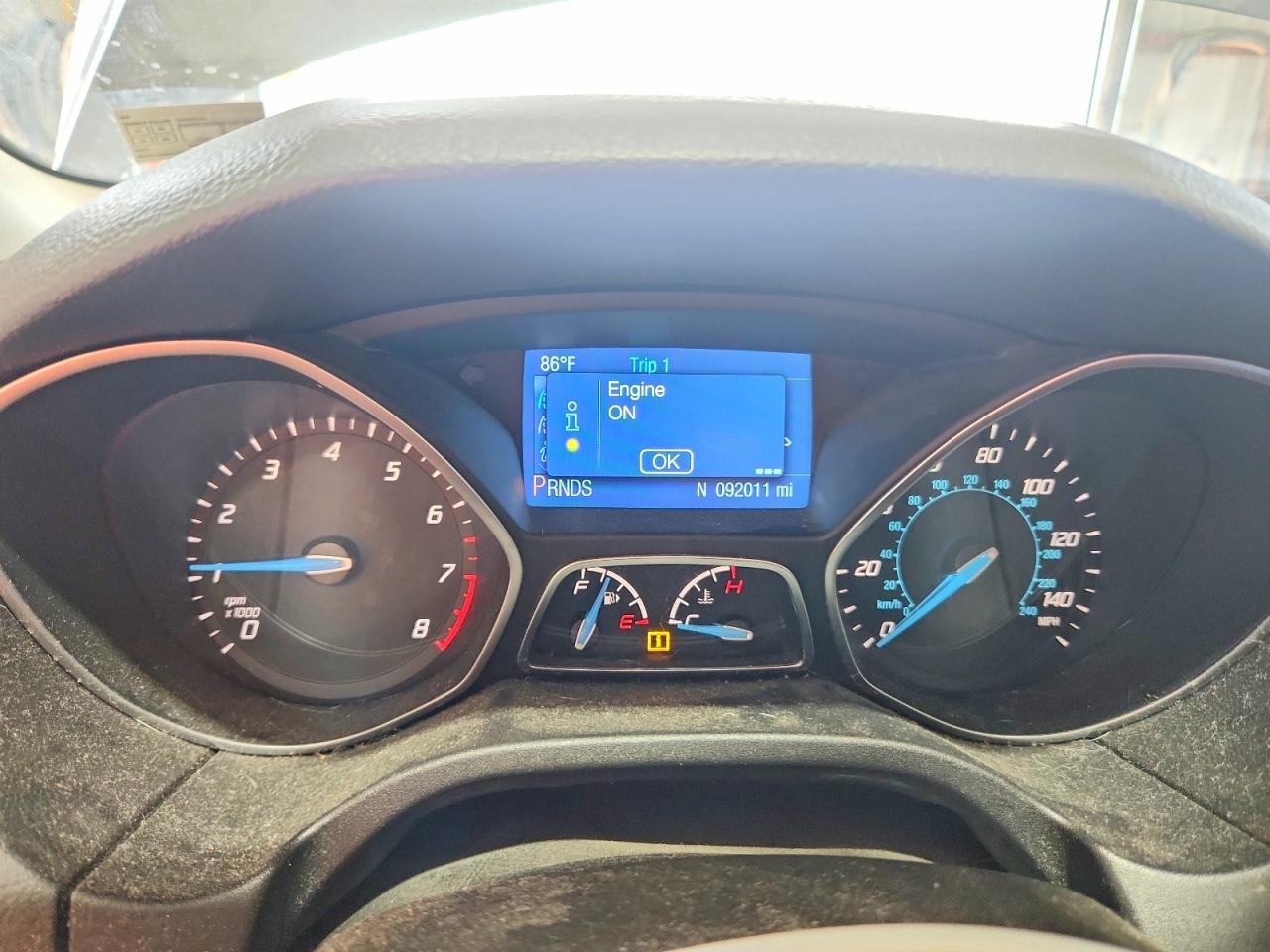 2014 Ford Focus Se Серый vin: 1FADP3K24EL315862