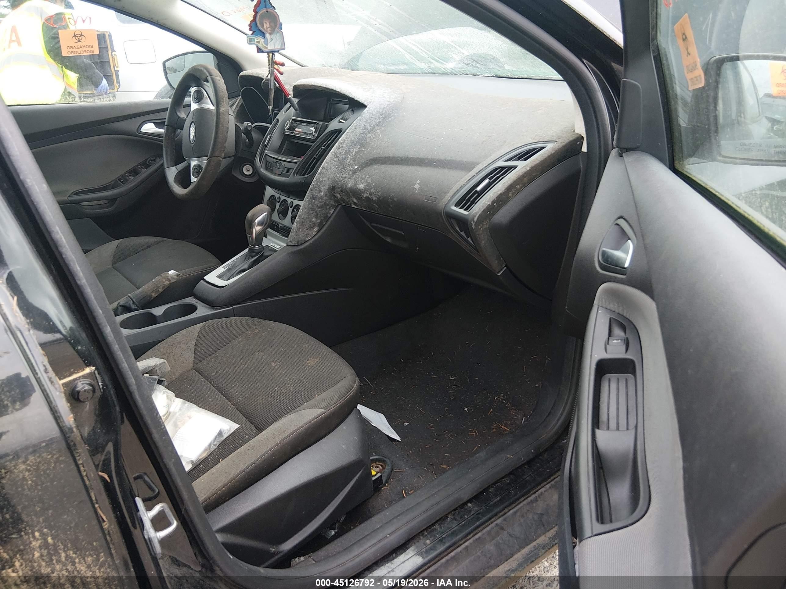 2014 Ford Focus Se Black vin: 1FADP3K24EL325310