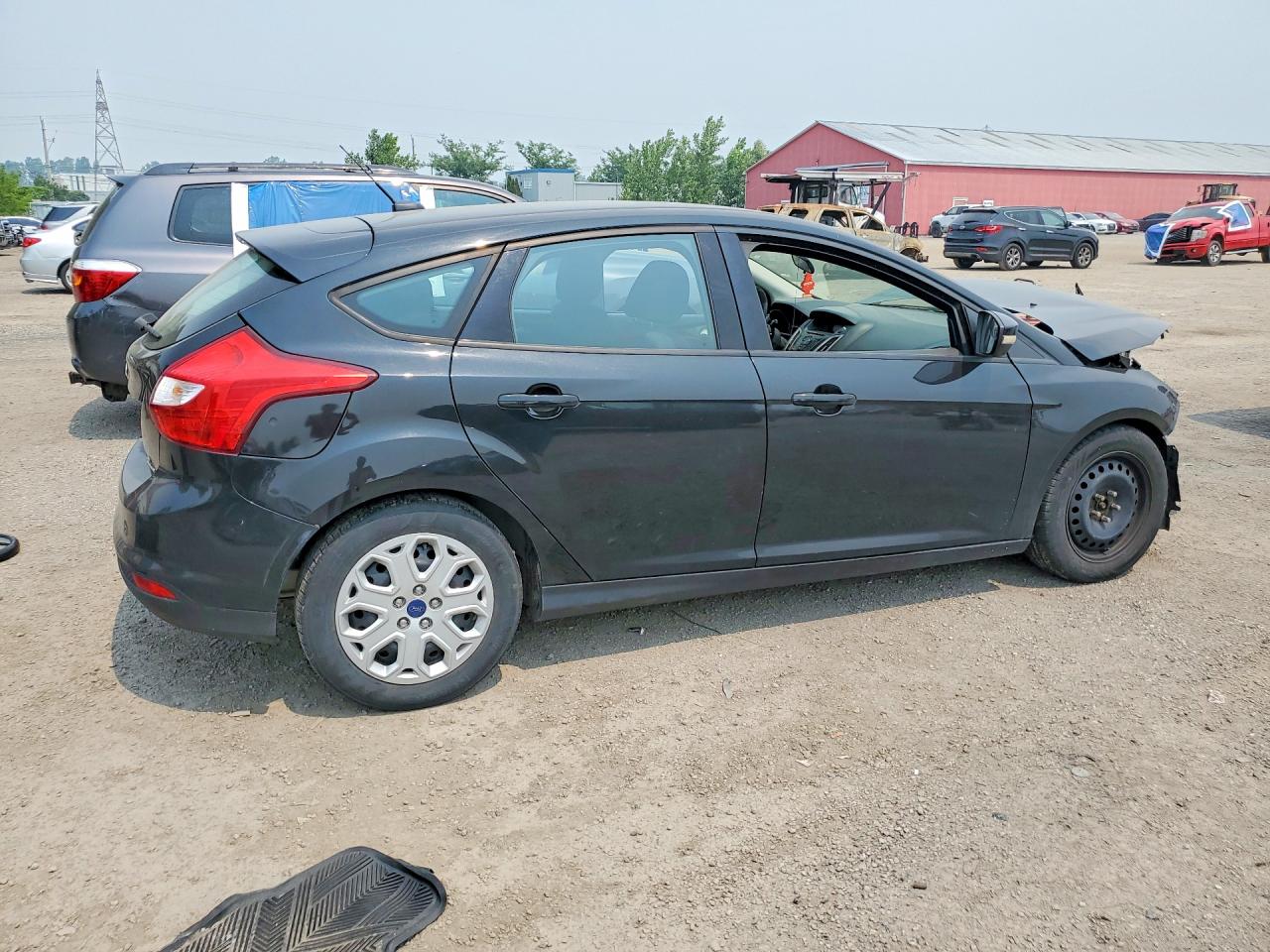 2014 Ford Focus Se Black vin: 1FADP3K24EL329163