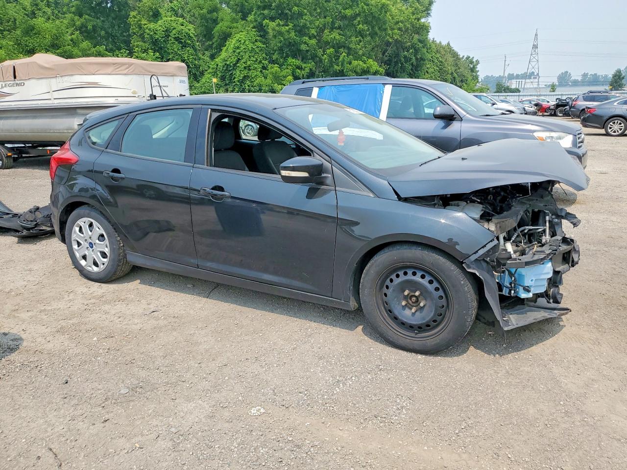 2014 Ford Focus Se Black vin: 1FADP3K24EL329163