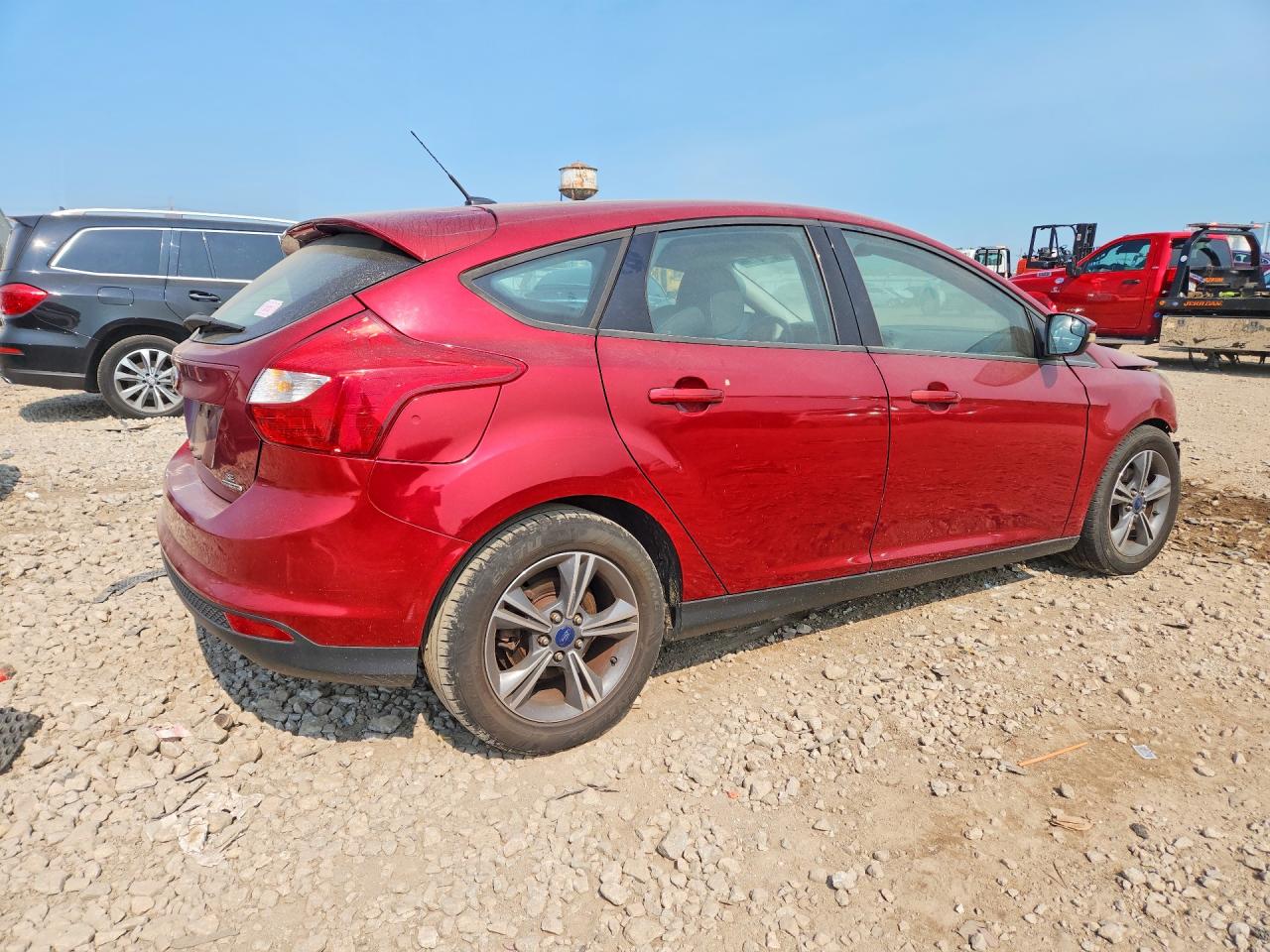 2014 Ford Focus Se Red vin: 1FADP3K24EL369923