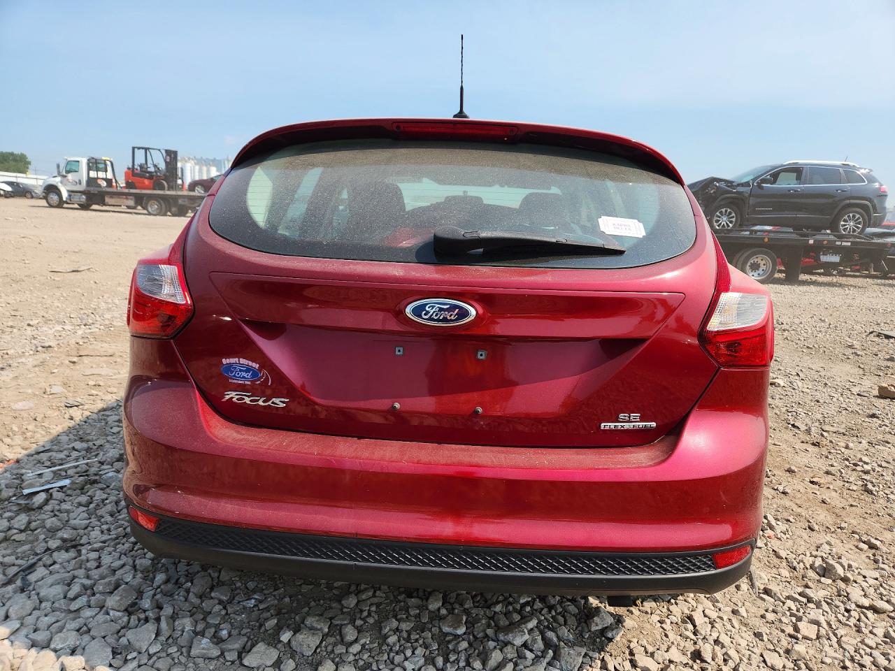 2014 Ford Focus Se Red vin: 1FADP3K24EL369923