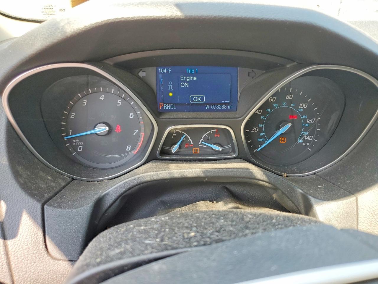 2014 Ford Focus Se Gray vin: 1FADP3K24EL382946