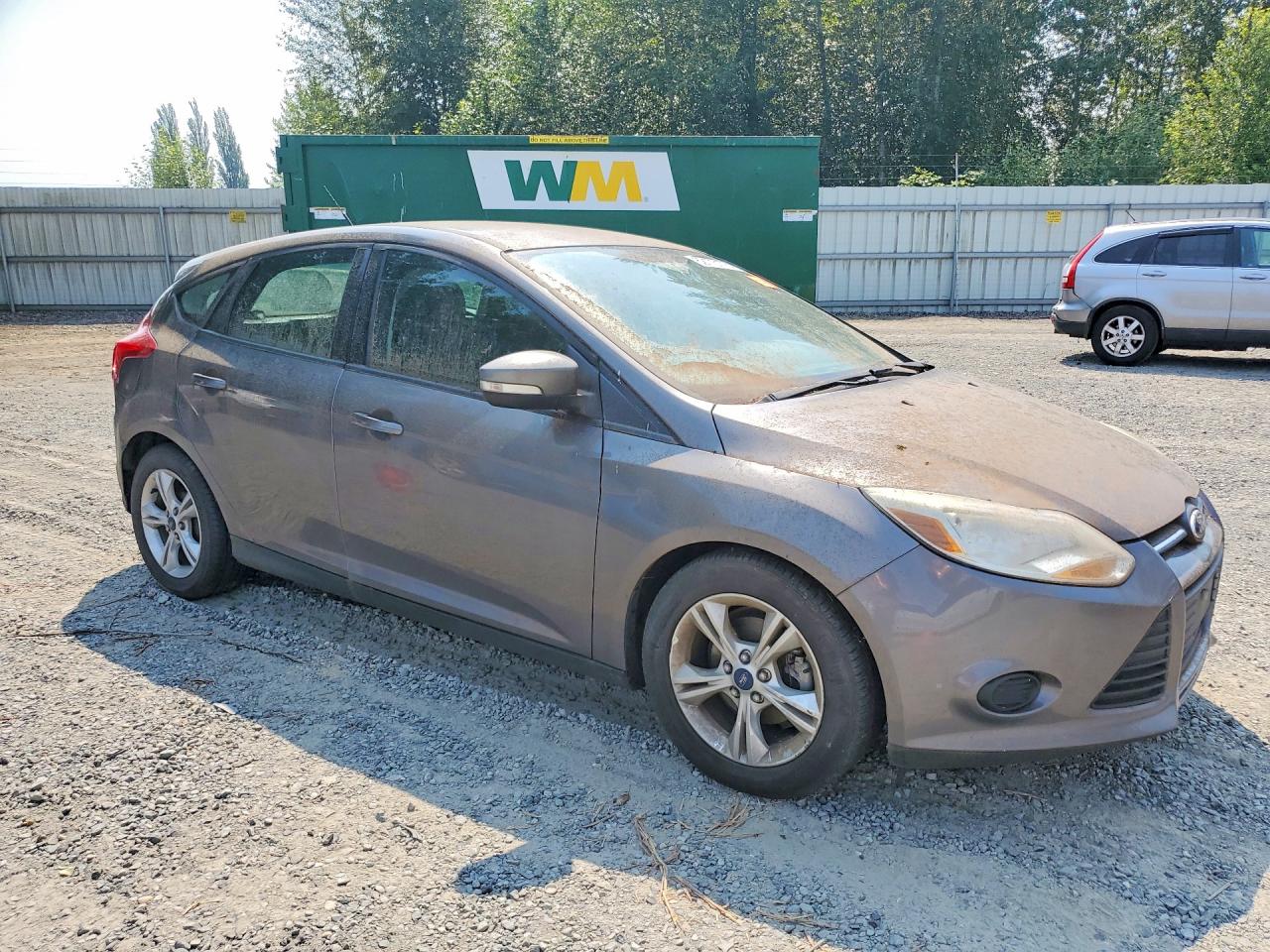 2014 Ford Focus Se Gray vin: 1FADP3K24EL382946