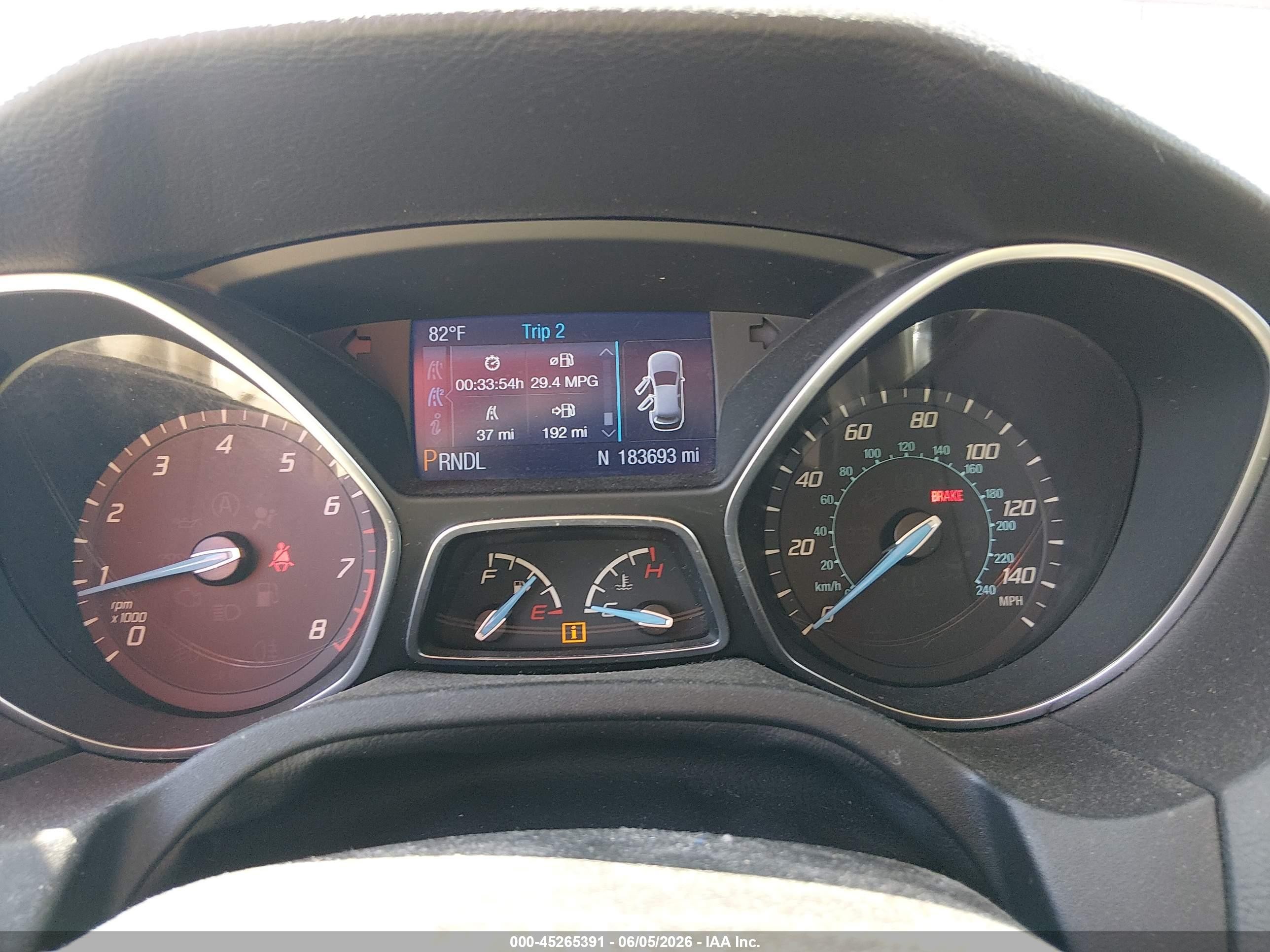 2014 Ford Focus Se Red vin: 1FADP3K24EL416576