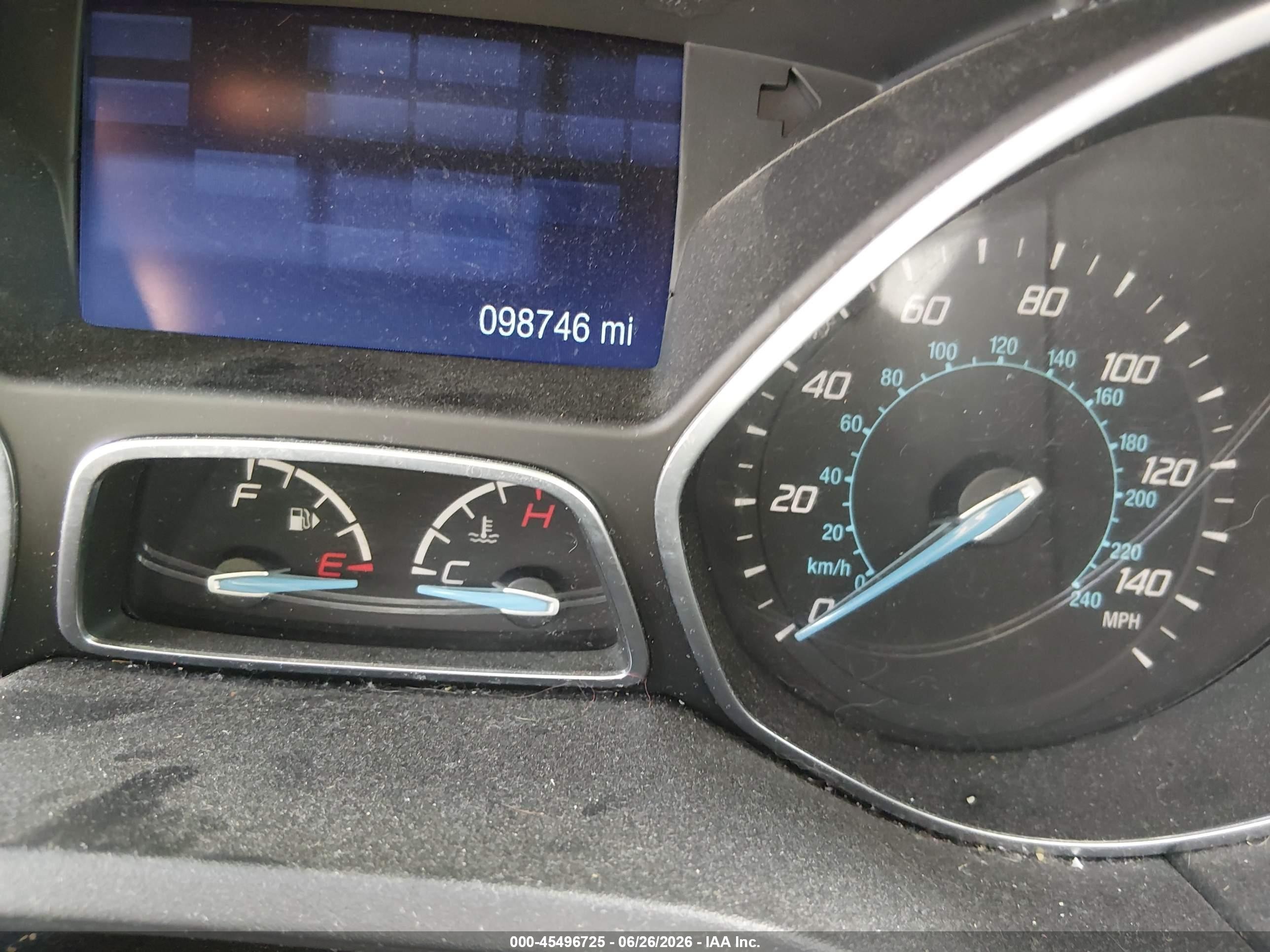 2014 Ford Focus Se Gray vin: 1FADP3K24EL429019
