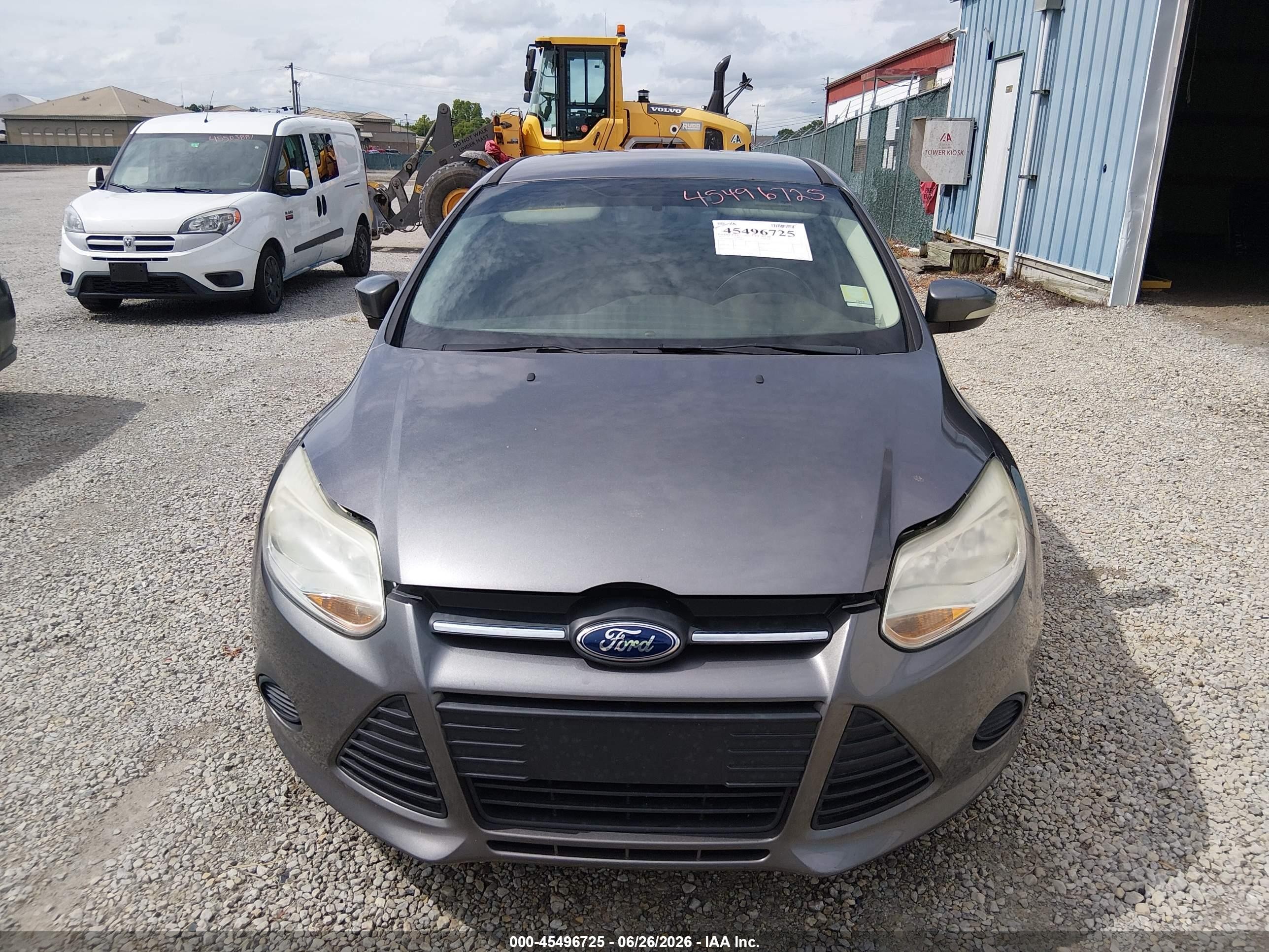 2014 Ford Focus Se Gray vin: 1FADP3K24EL429019