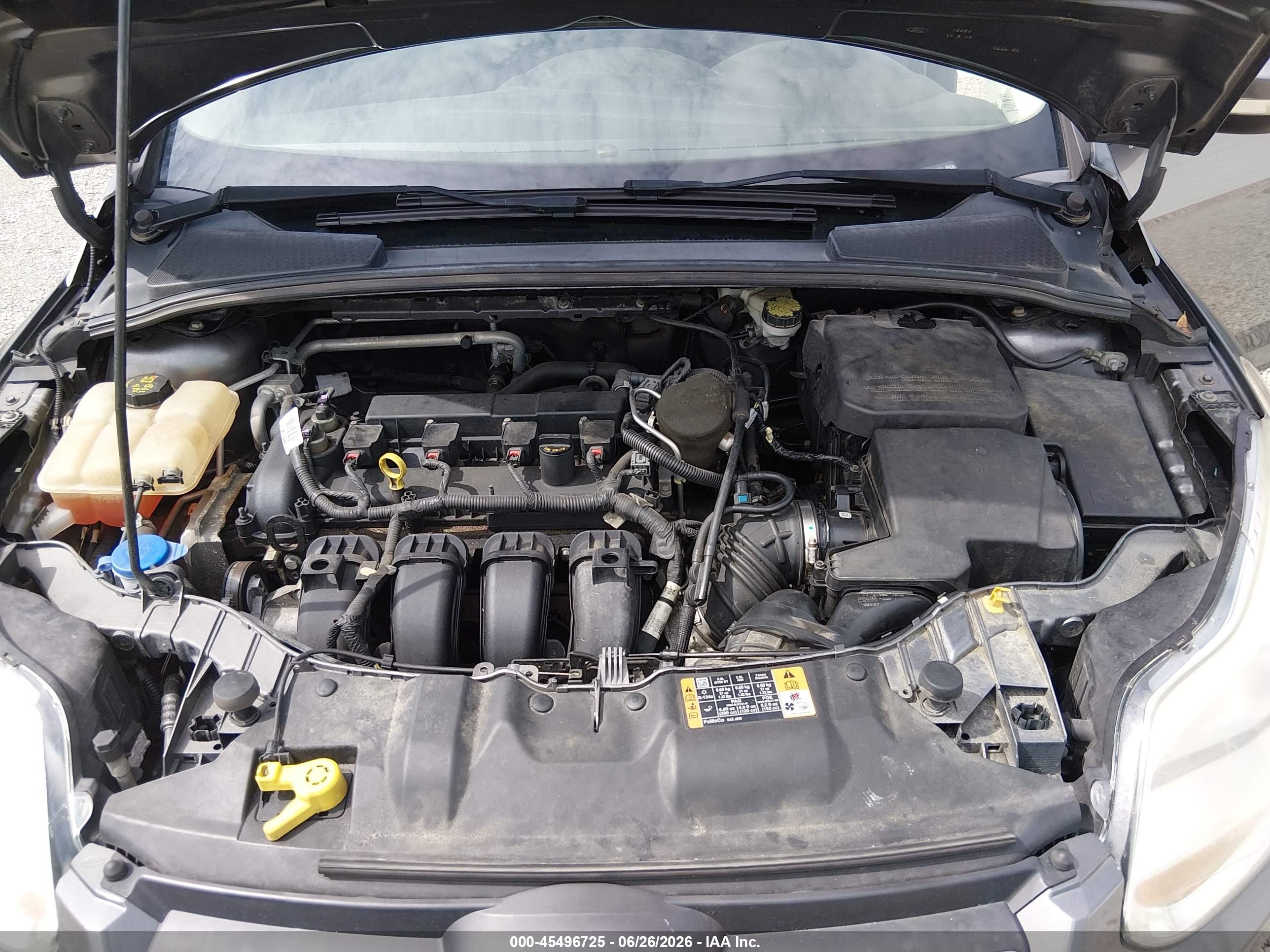 2014 Ford Focus Se Gray vin: 1FADP3K24EL429019