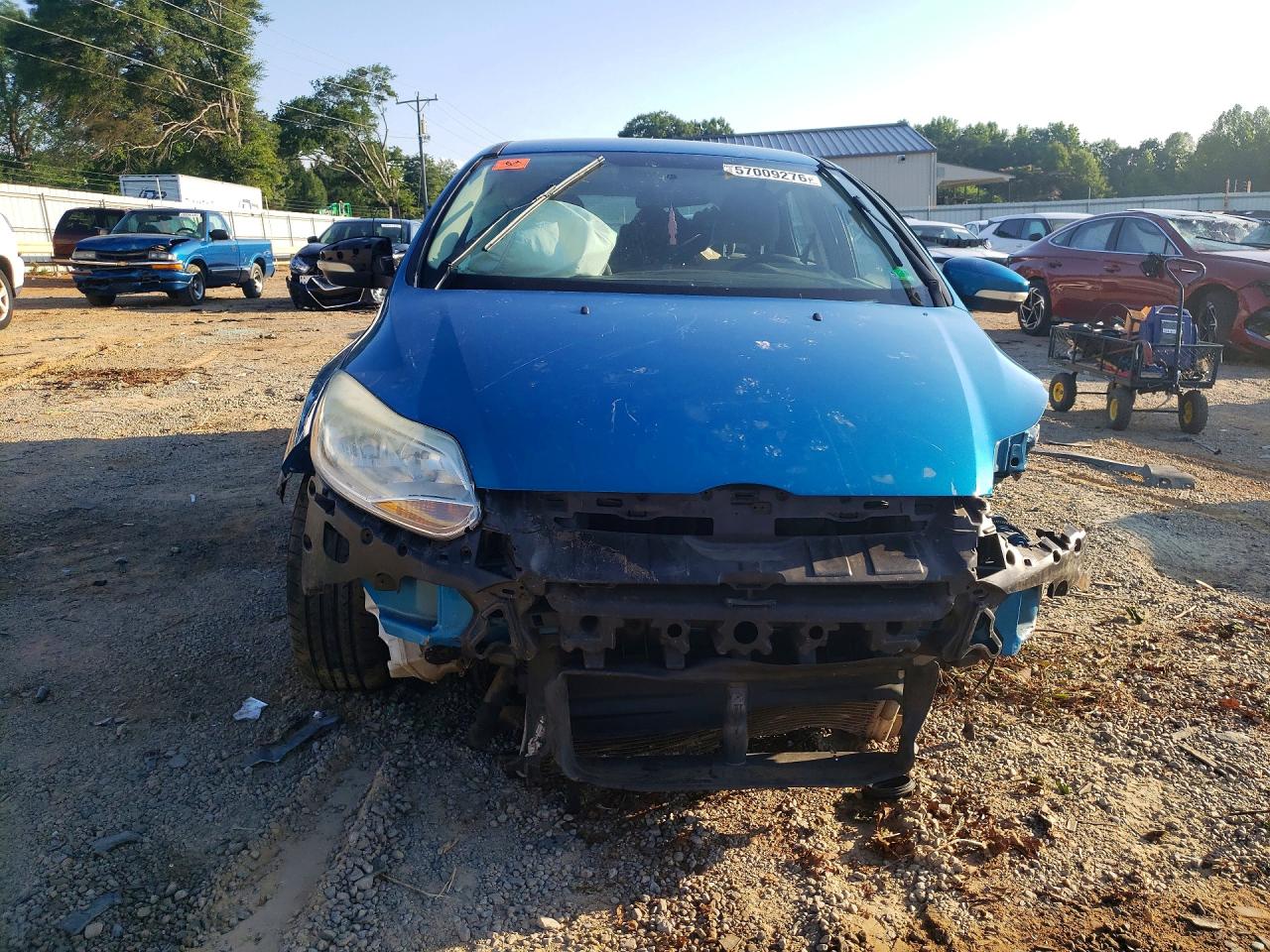2014 Ford Focus Se Blue vin: 1FADP3K24EL437217