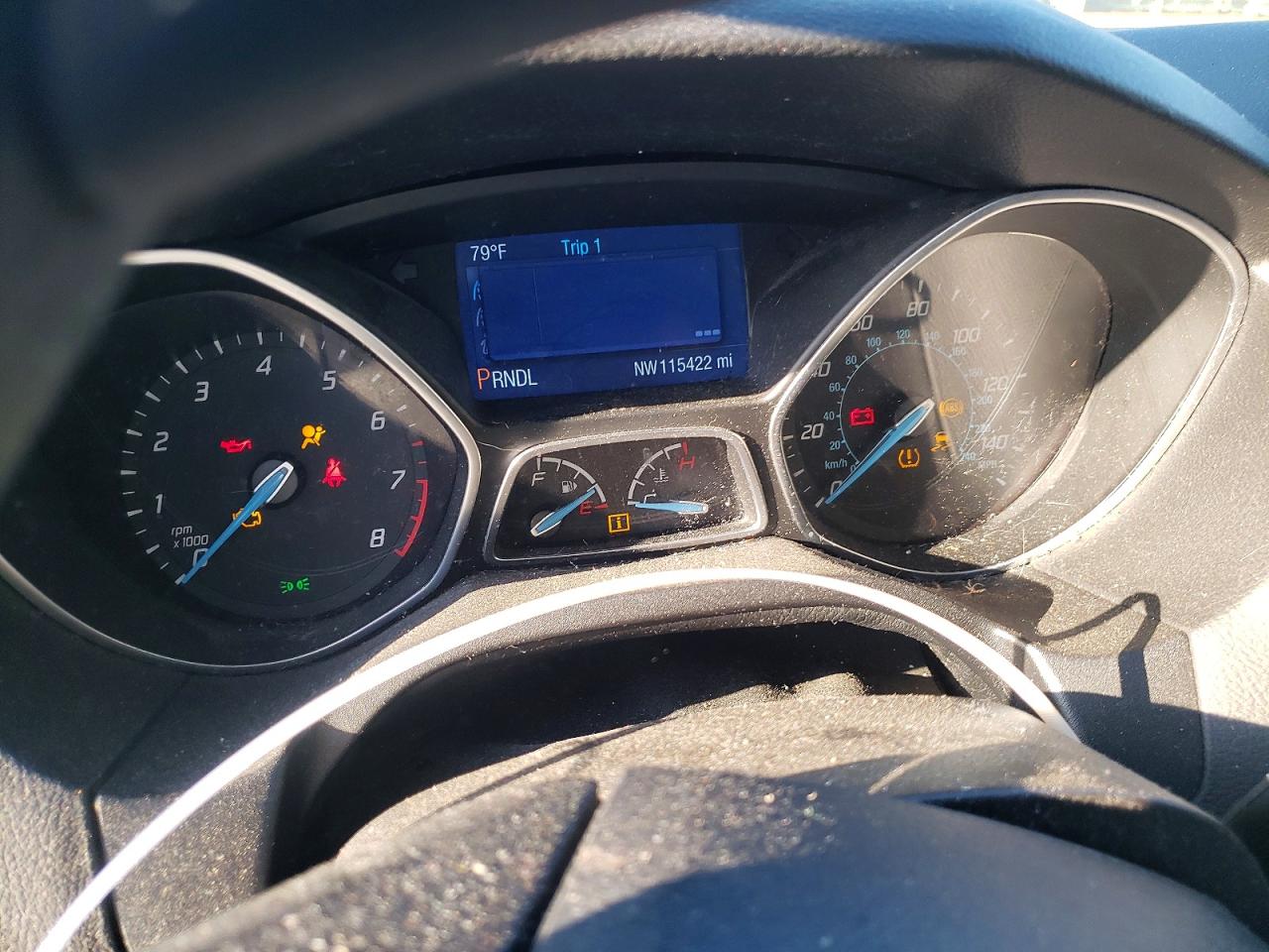 2014 Ford Focus Se Blue vin: 1FADP3K24EL437217