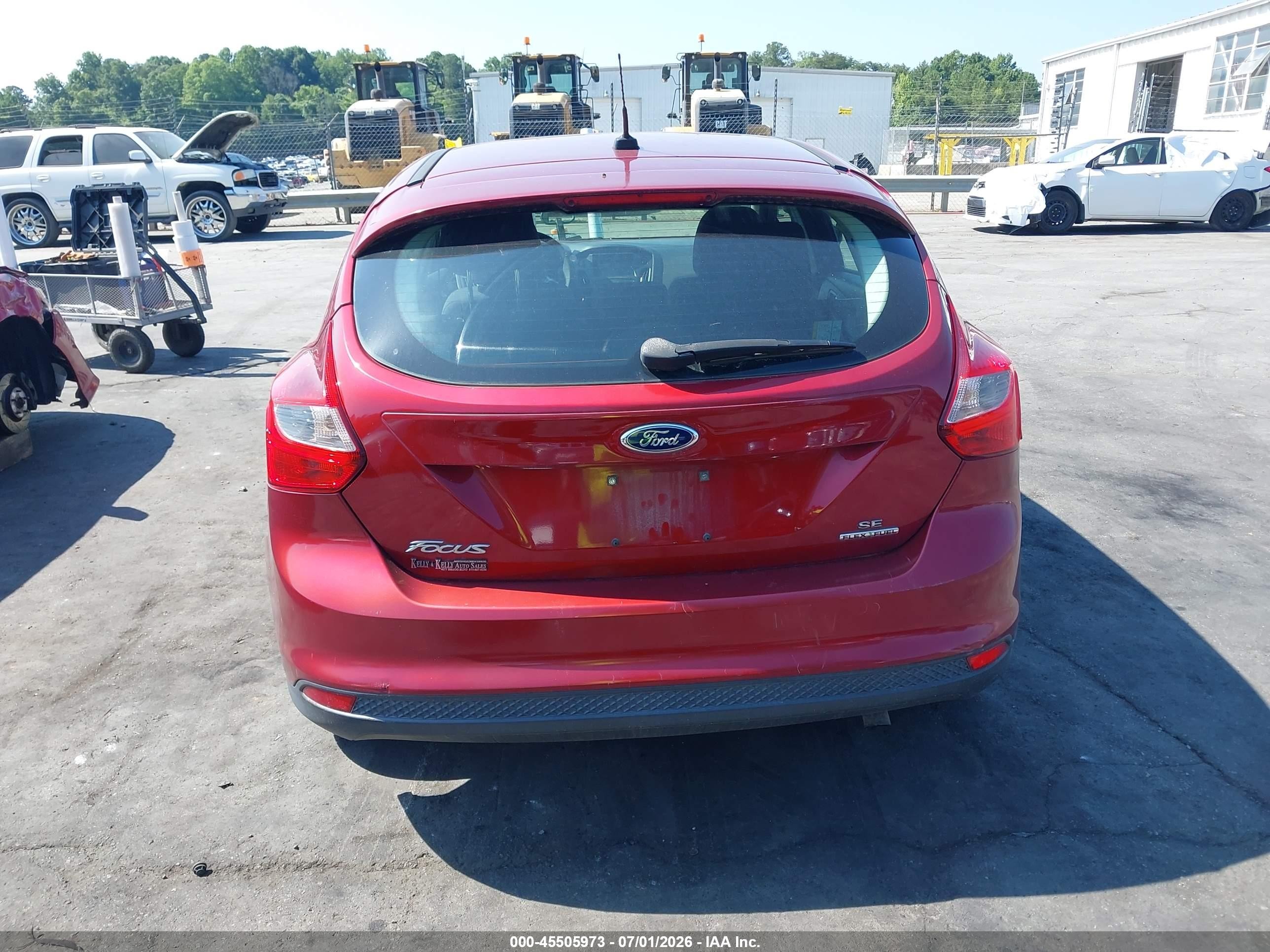 2014 Ford Focus Se Red vin: 1FADP3K24EL447066