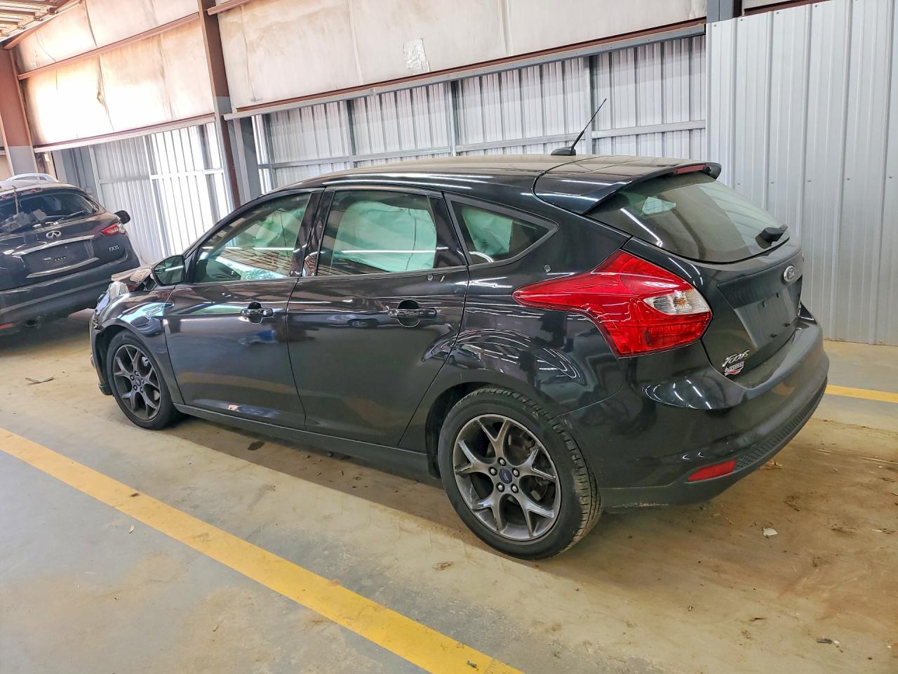 2014 Ford Focus Se Black vin: 1FADP3K24EL450209