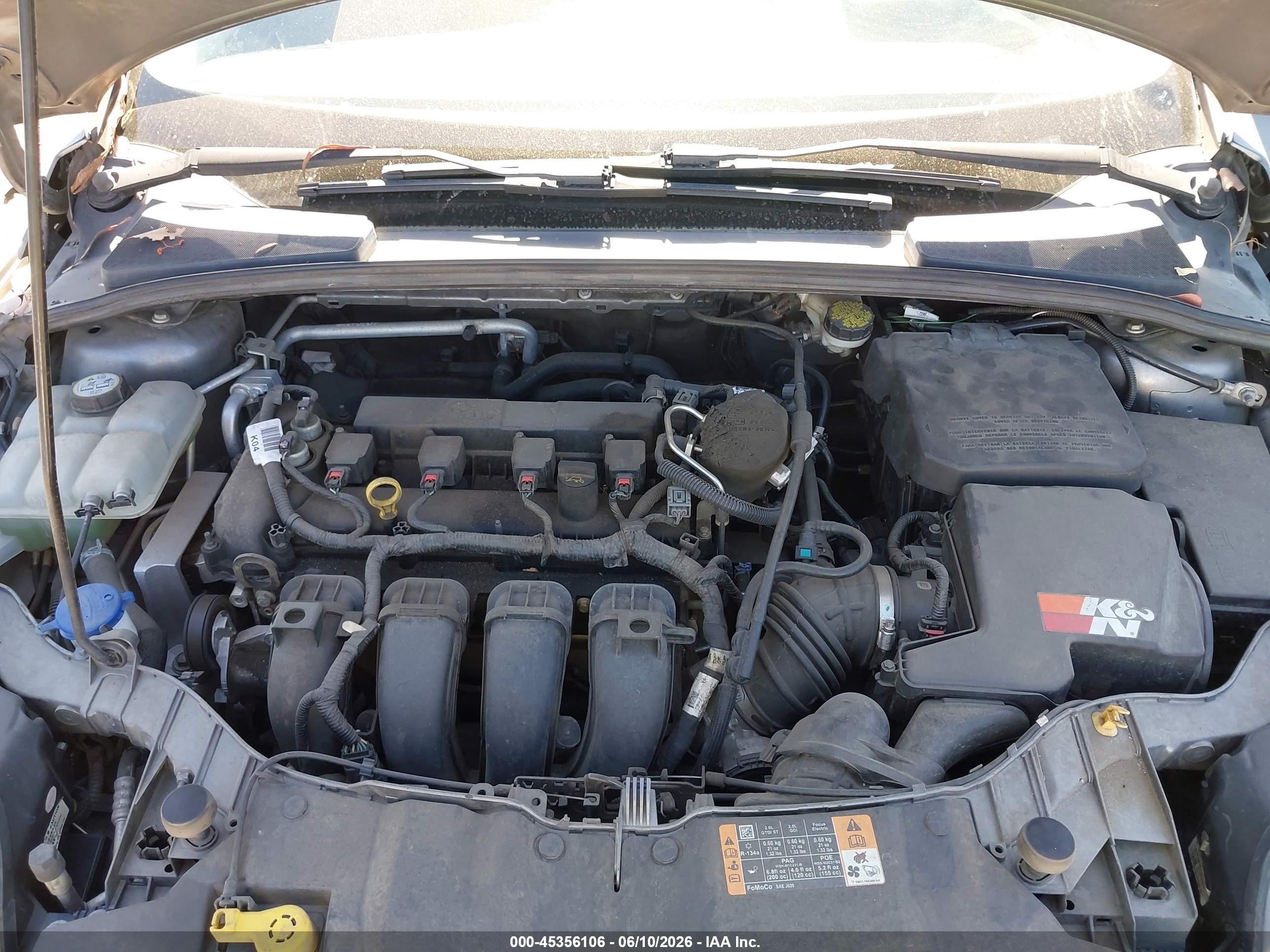 2014 Ford Focus Se Gray vin: 1FADP3K24EL453353