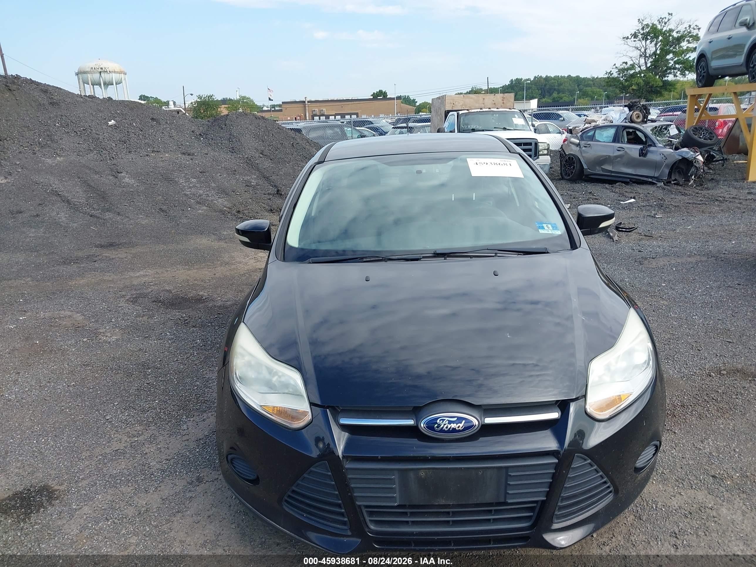 2014 Ford Focus Se Black vin: 1FADP3K24EL456740