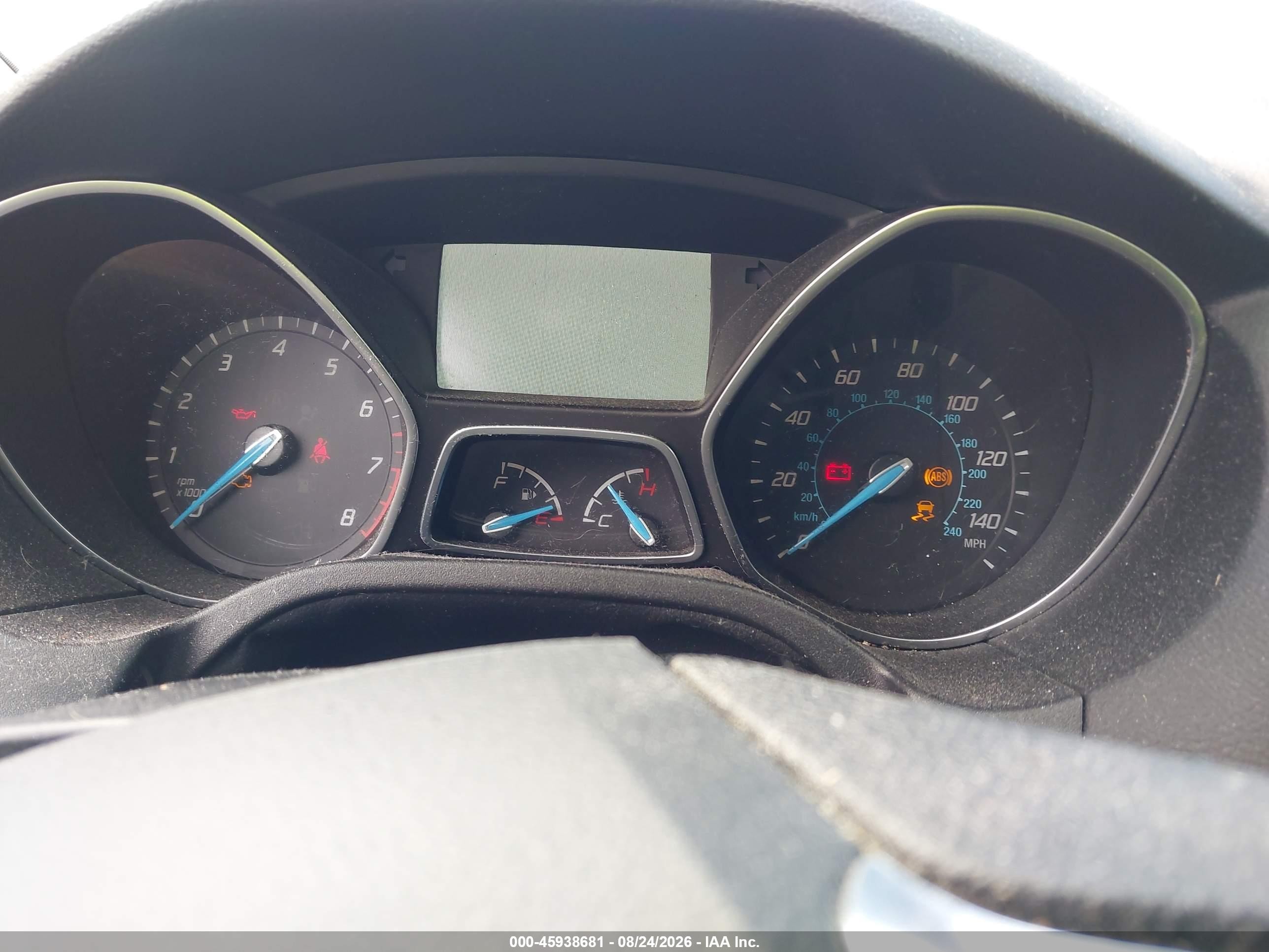 2014 Ford Focus Se Black vin: 1FADP3K24EL456740