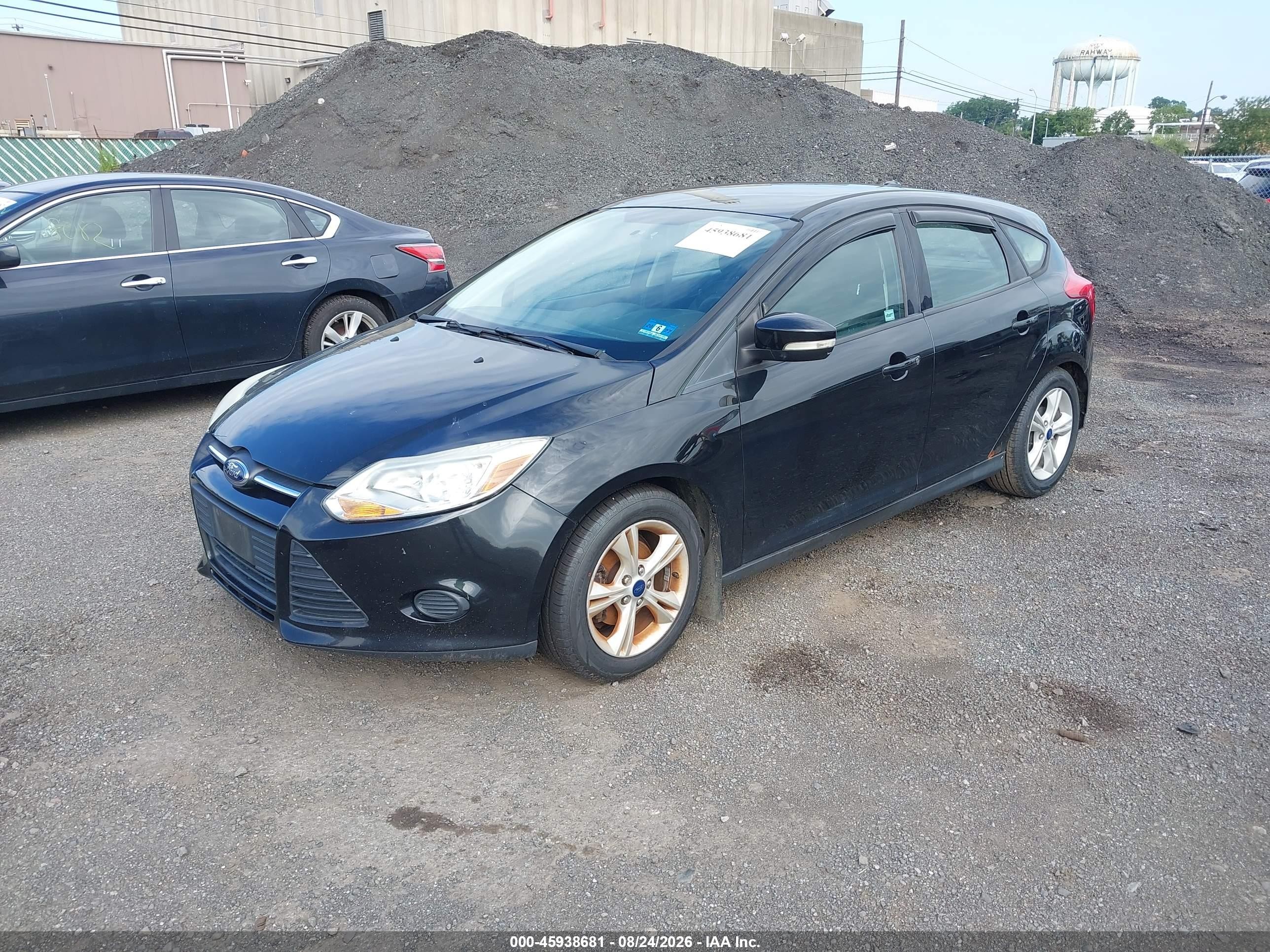 2014 Ford Focus Se Black vin: 1FADP3K24EL456740