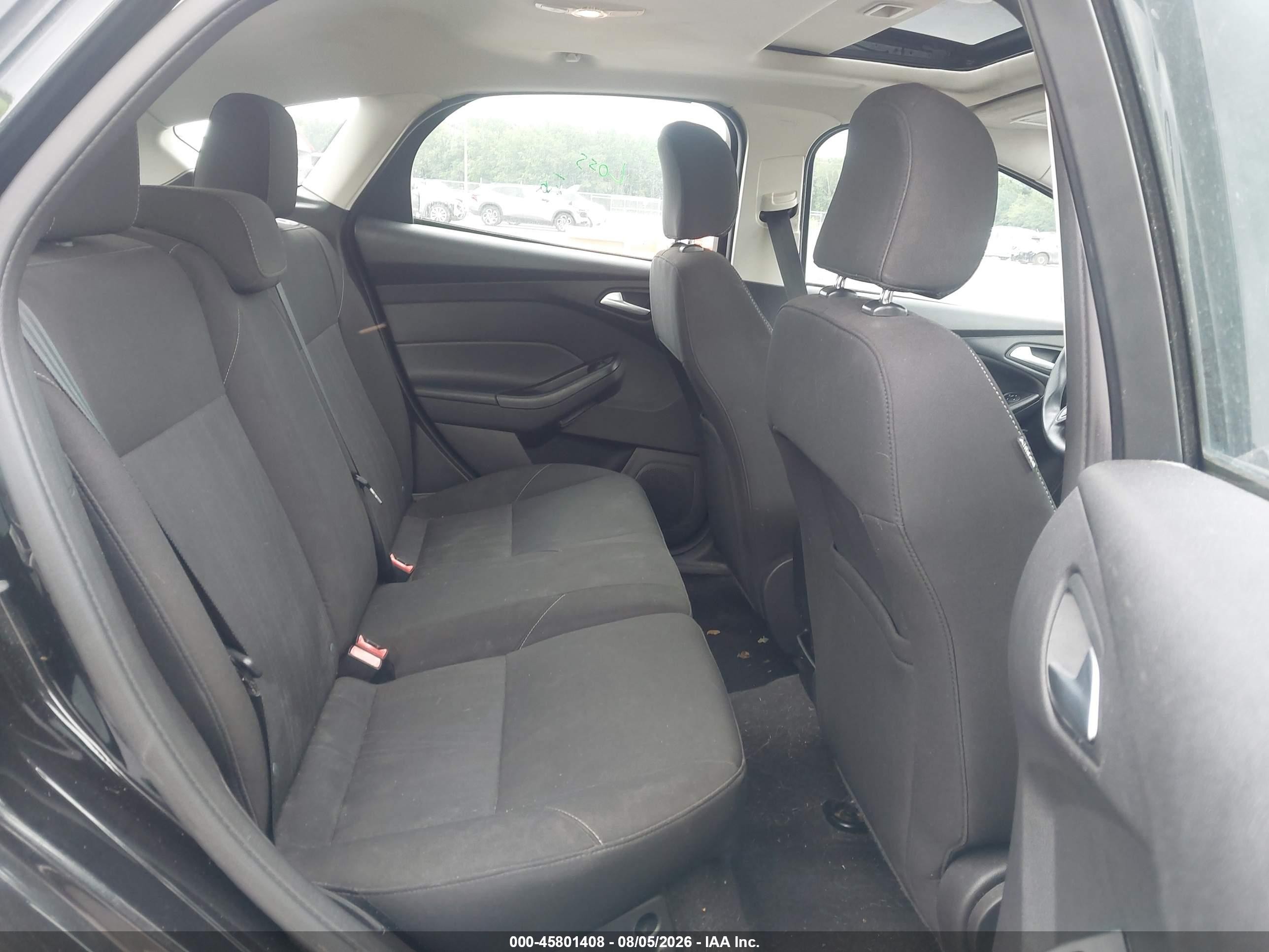 2015 Ford Focus Se Black vin: 1FADP3K24FL204620